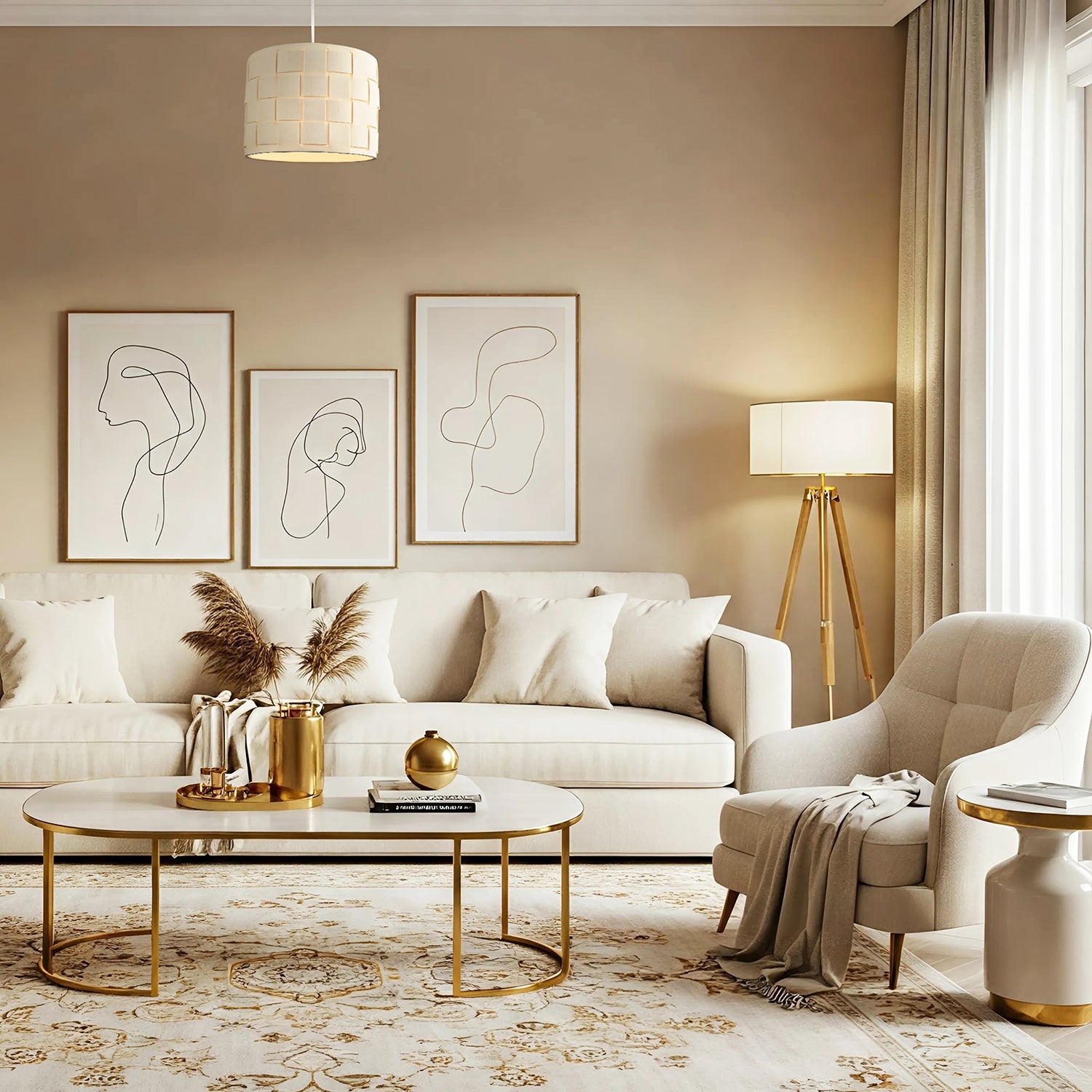 Modern Designer Woven Cross Hatch Felt Drum 10 Inch Lamp Shade in Soft Cream Image 7