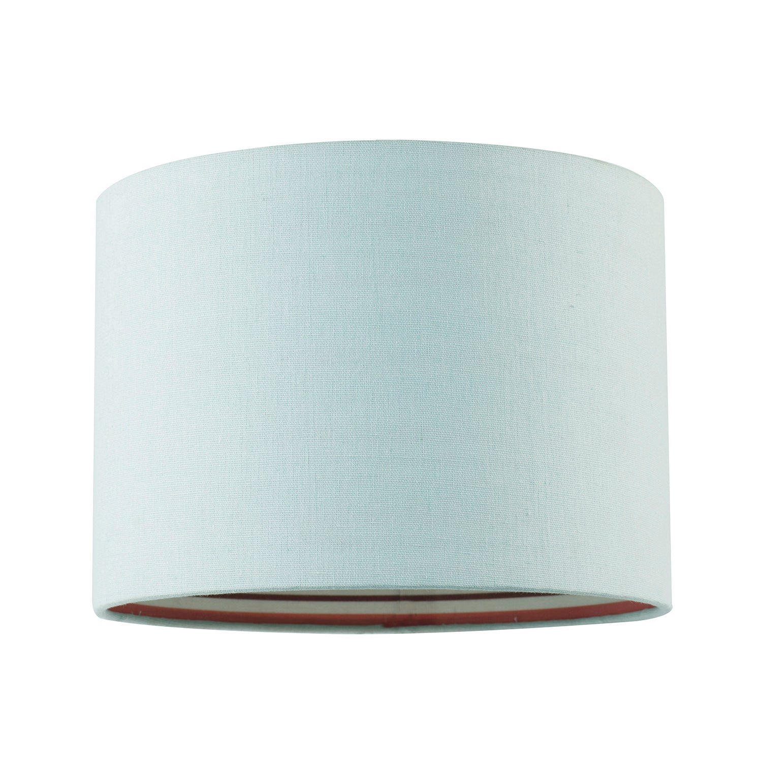 Pale Duck Egg Linen Shade with Vibrant Colourful Inner Aztec Design Image 1