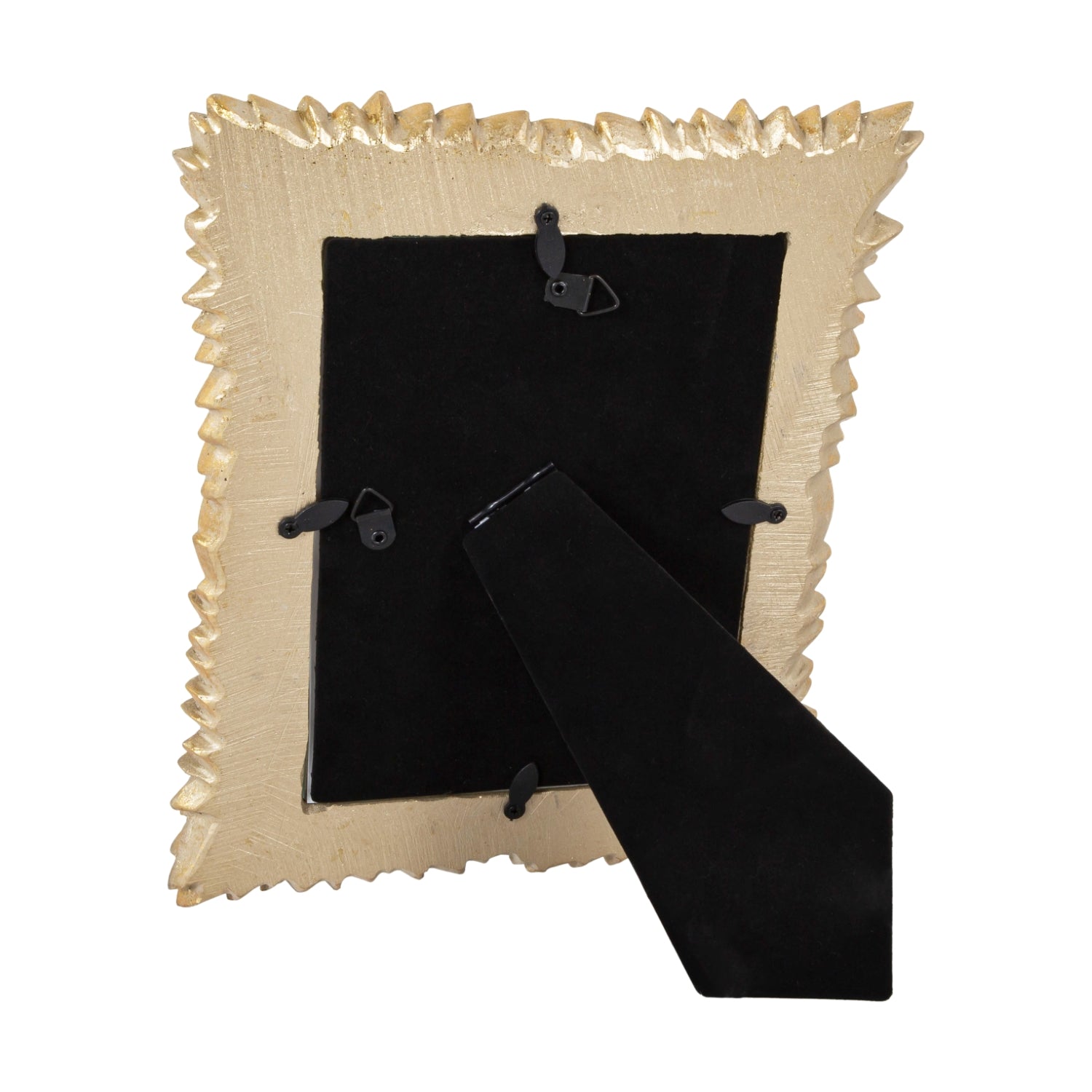 Stylish and Classic Bright Mat Gold Resin 5x7 Picture Frame with Sunflower Decor Image 3