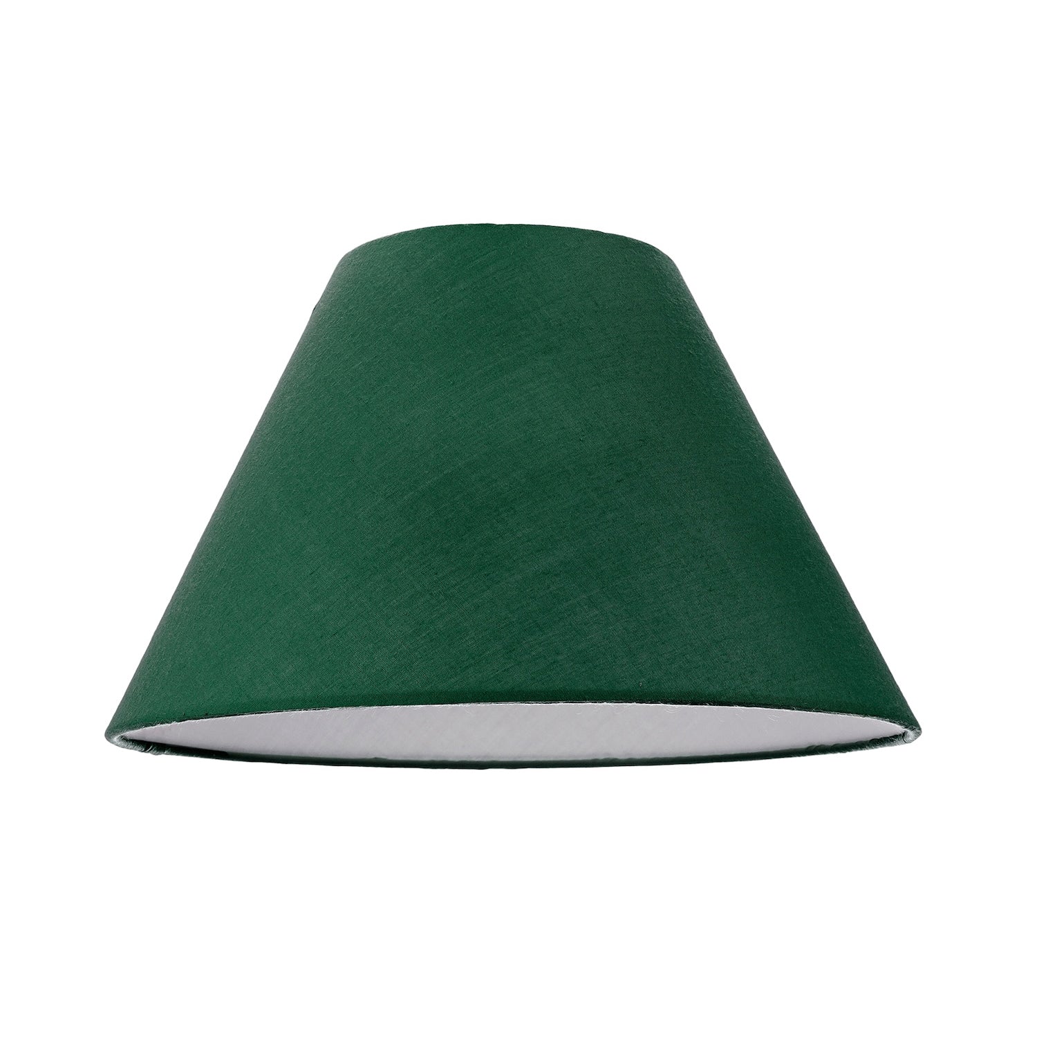 10 Inch Forest Green Cotton Coolie Lampshade for Table Lamp or Pendant Image 1