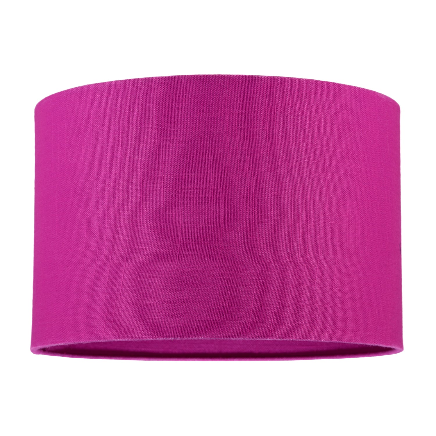 Designer Raspberry rose Textured Linen Fabric Circular Lamp Shade Image 1