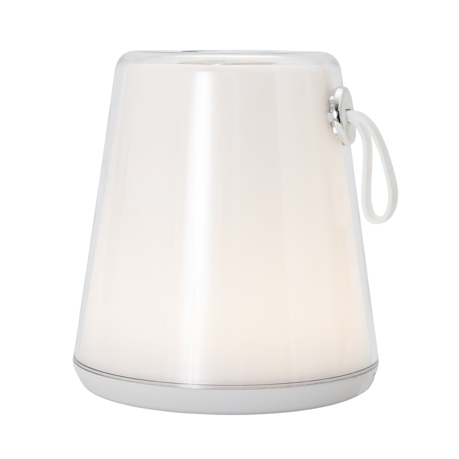 Compact Modern White LED Colour Changing Rechargeable Touch Table Lamp Image 2
