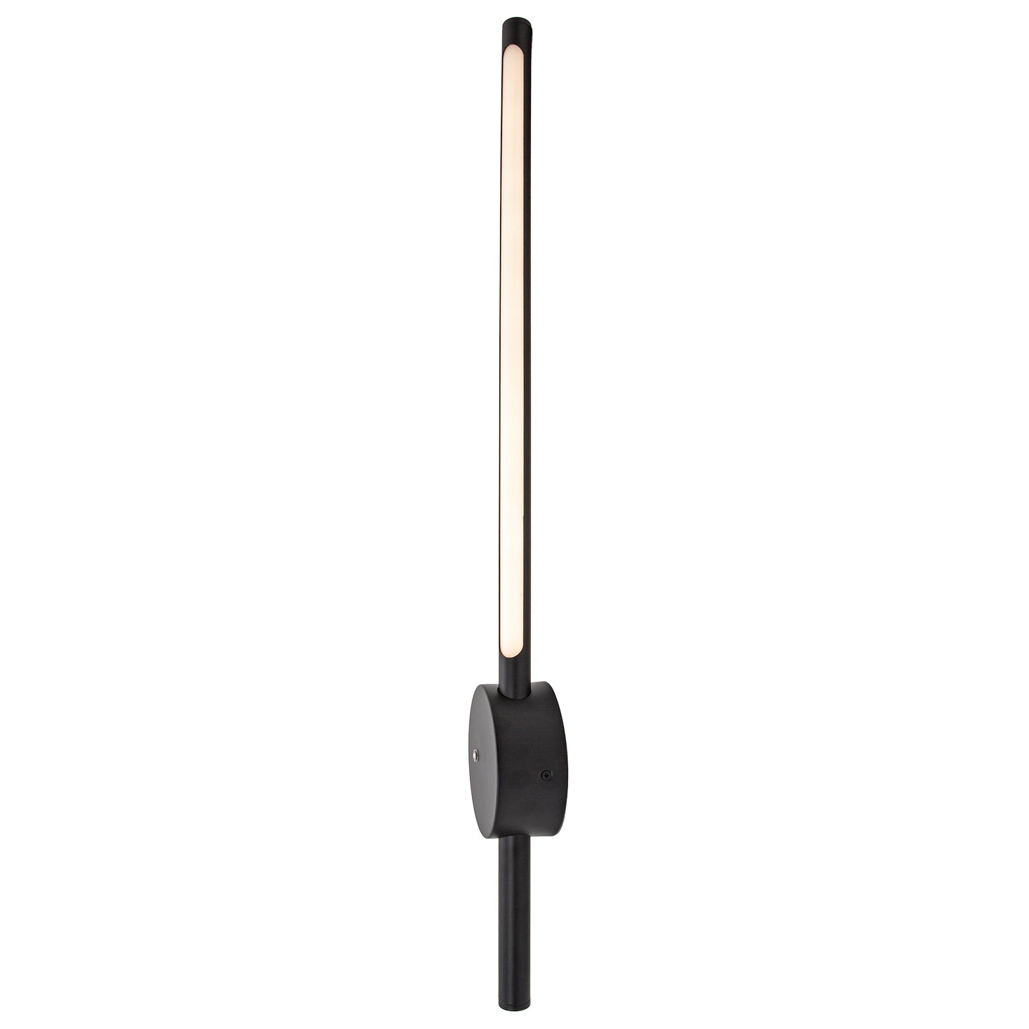 Long Stick Style Black Wireless Rechargeable Touch Dimmable Wall Light Image 2