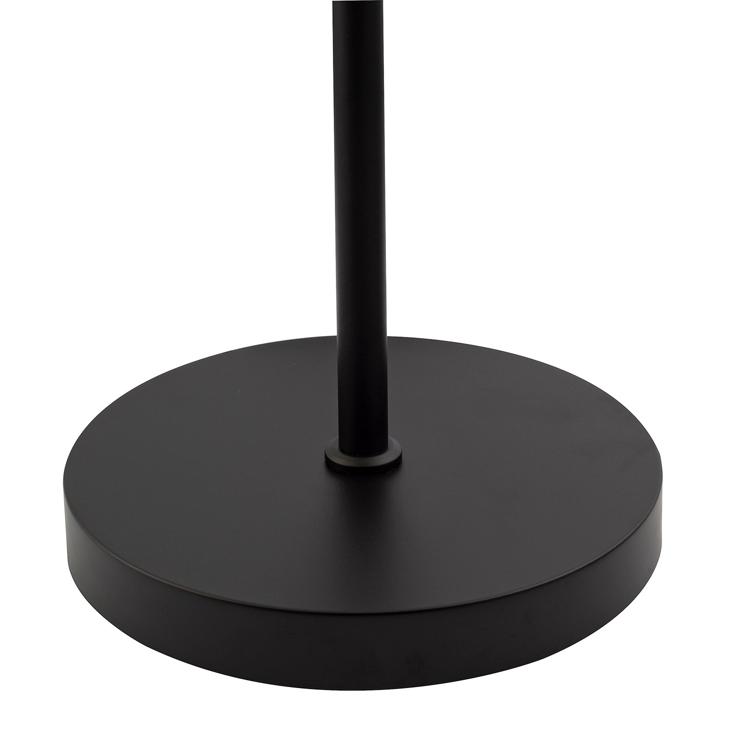 Modern Touch Dimmer CCT Black Floor Lamp with Opal White Glass Globe Shades Image 4
