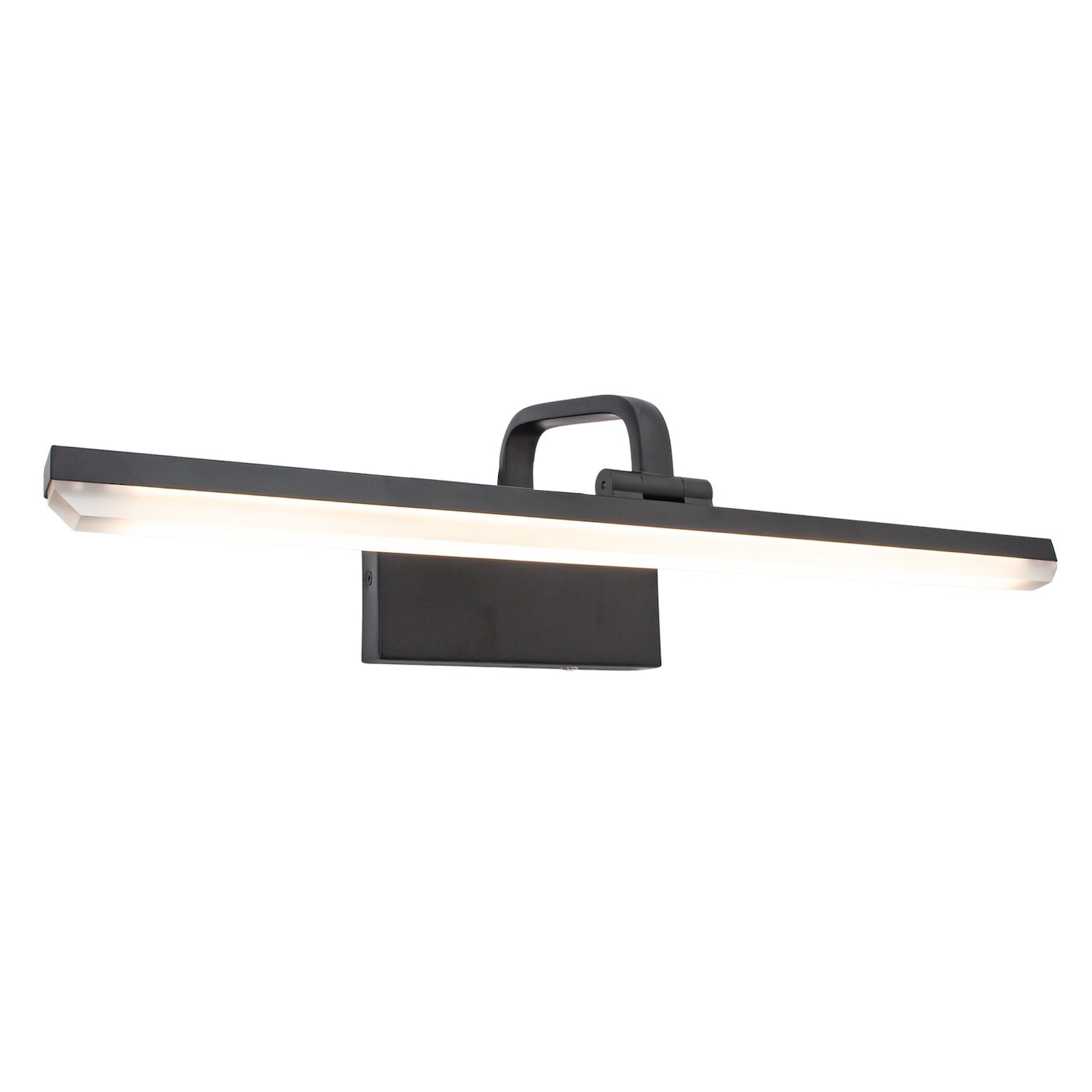 Matte Black Modern Wireless Rechargeable LED Touch Dimmable Picture Light