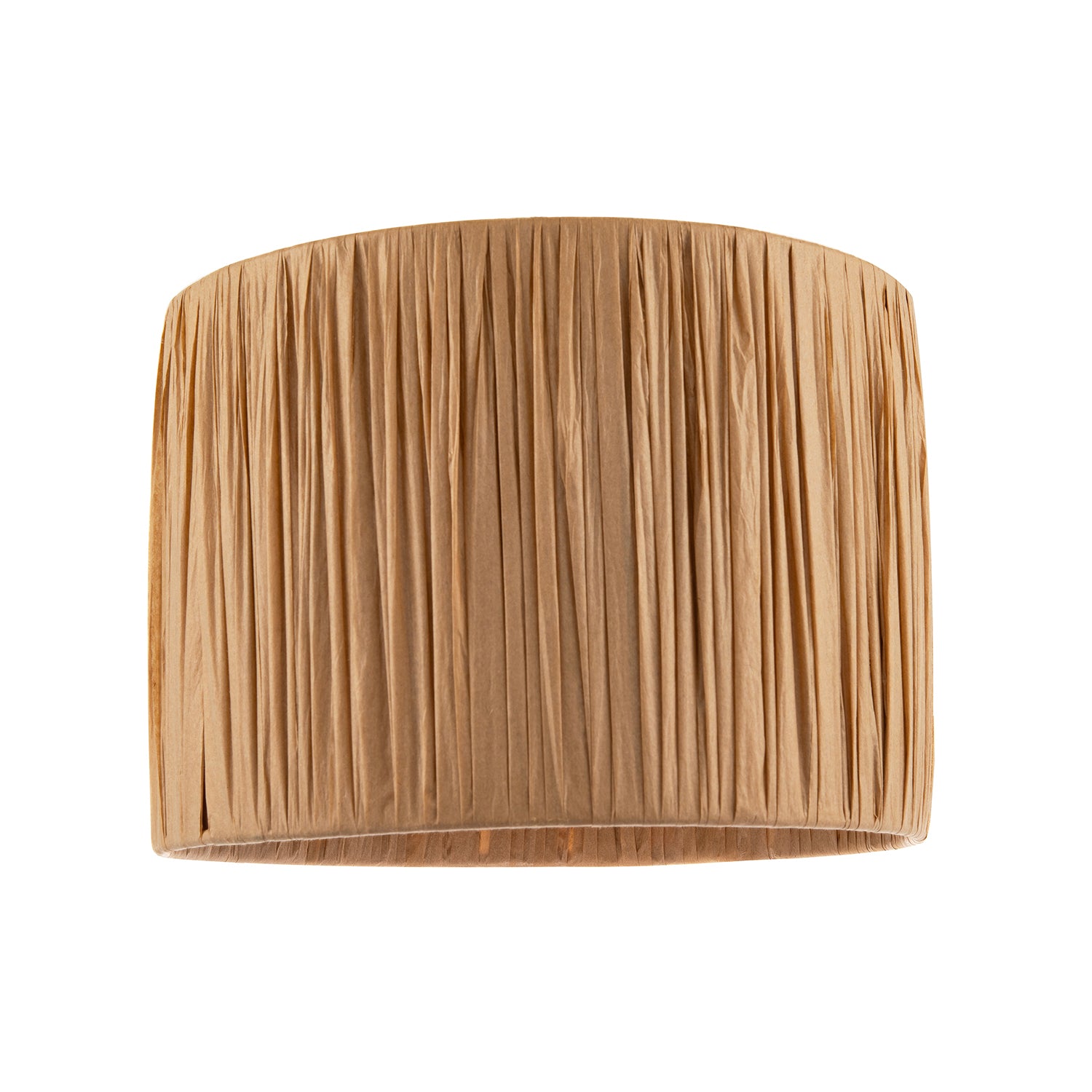 Classic and Vintage Brown Folded and Tapered Paper Pendant Lamp Shade Image 2
