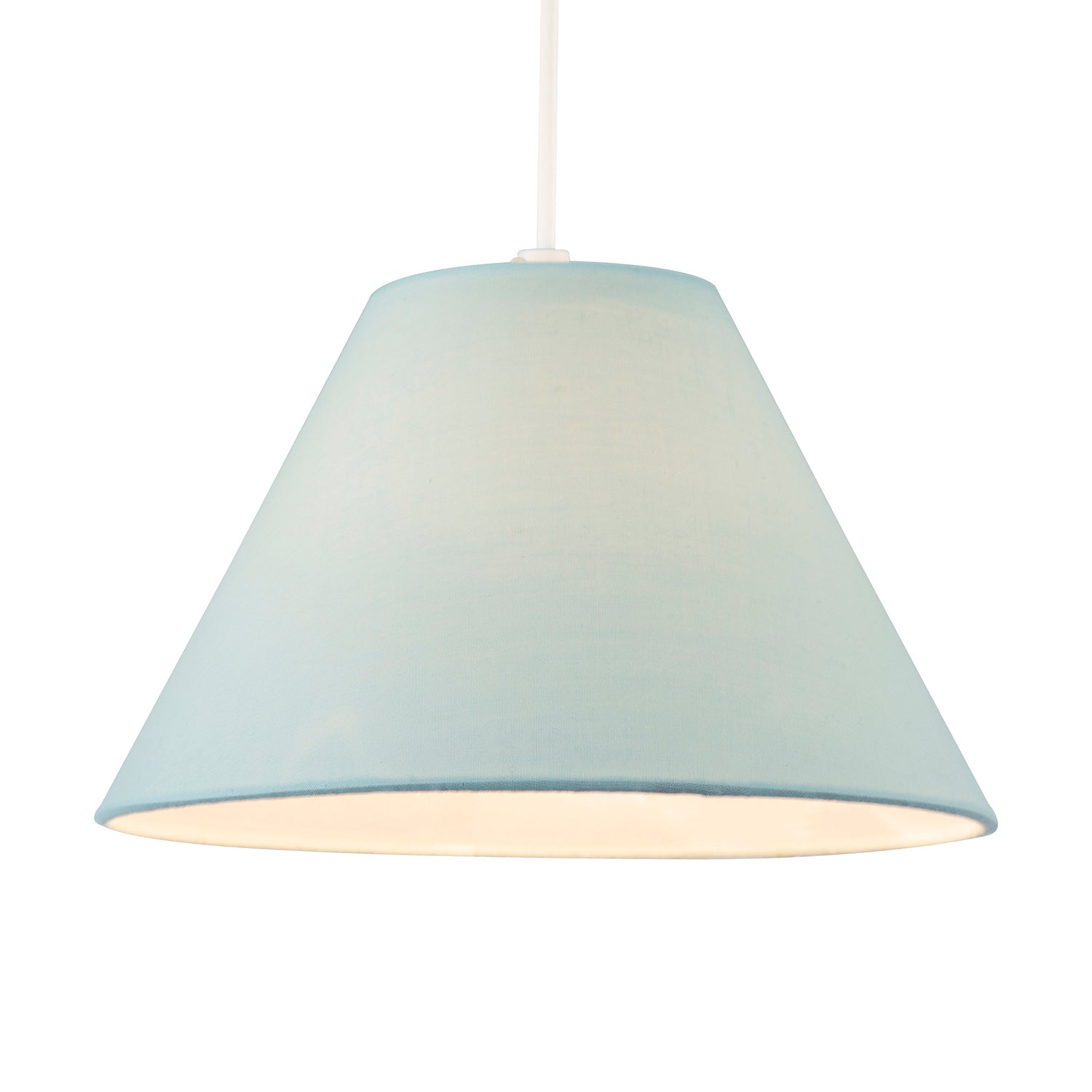 10 Inch Duck Egg Cotton Coolie Lampshade for Table Lamp or Pendant Image 2