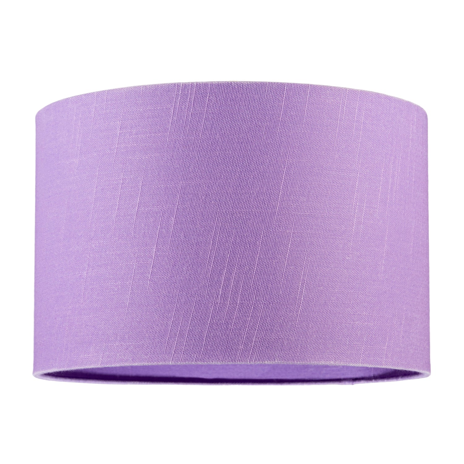 Modern Designer Lavender Oil Textured Linen Fabric Circular Lamp Shade Image 1