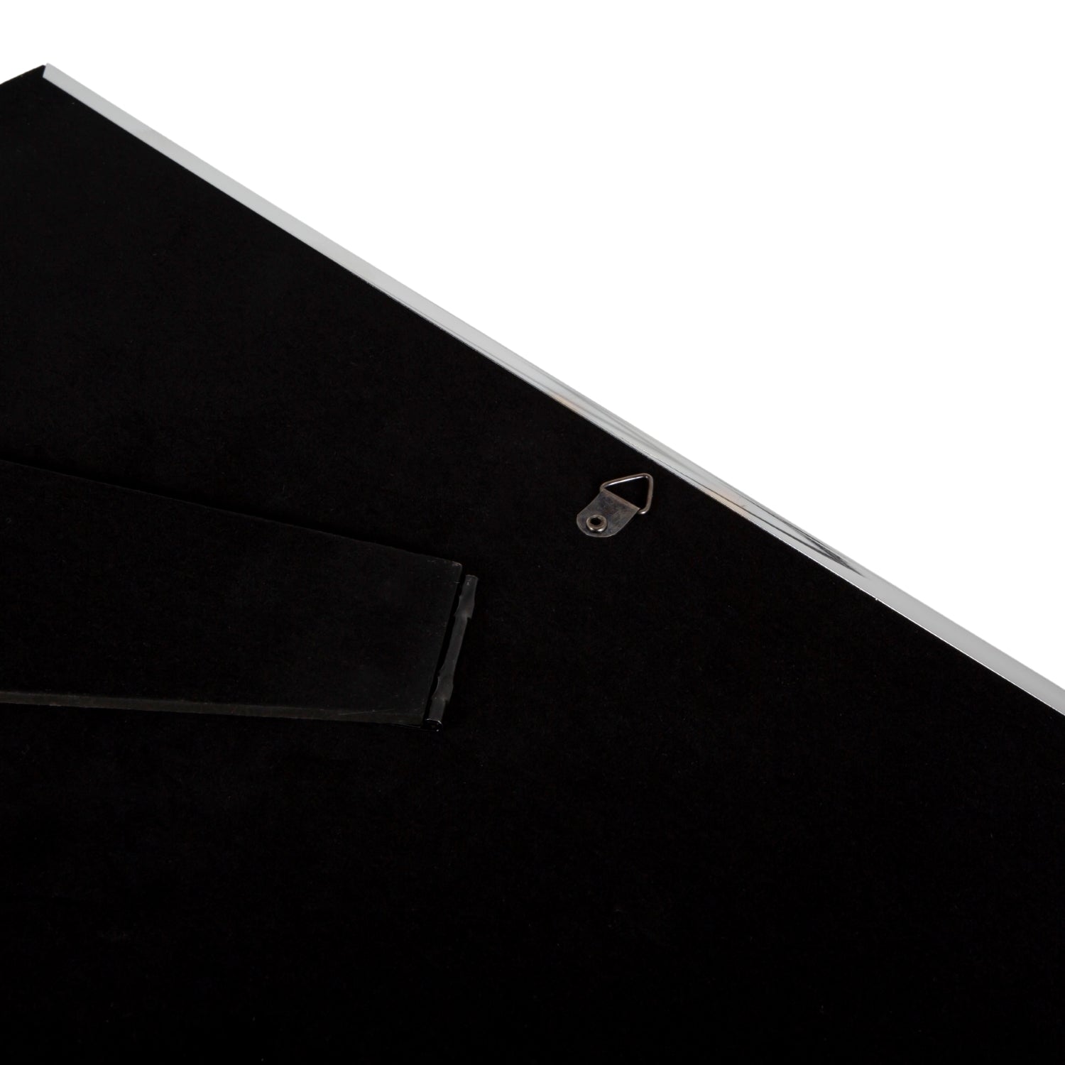 Black Gloss and Chrome Plated Metal Triple Collage Photo Frame for Wall or Table Image 4