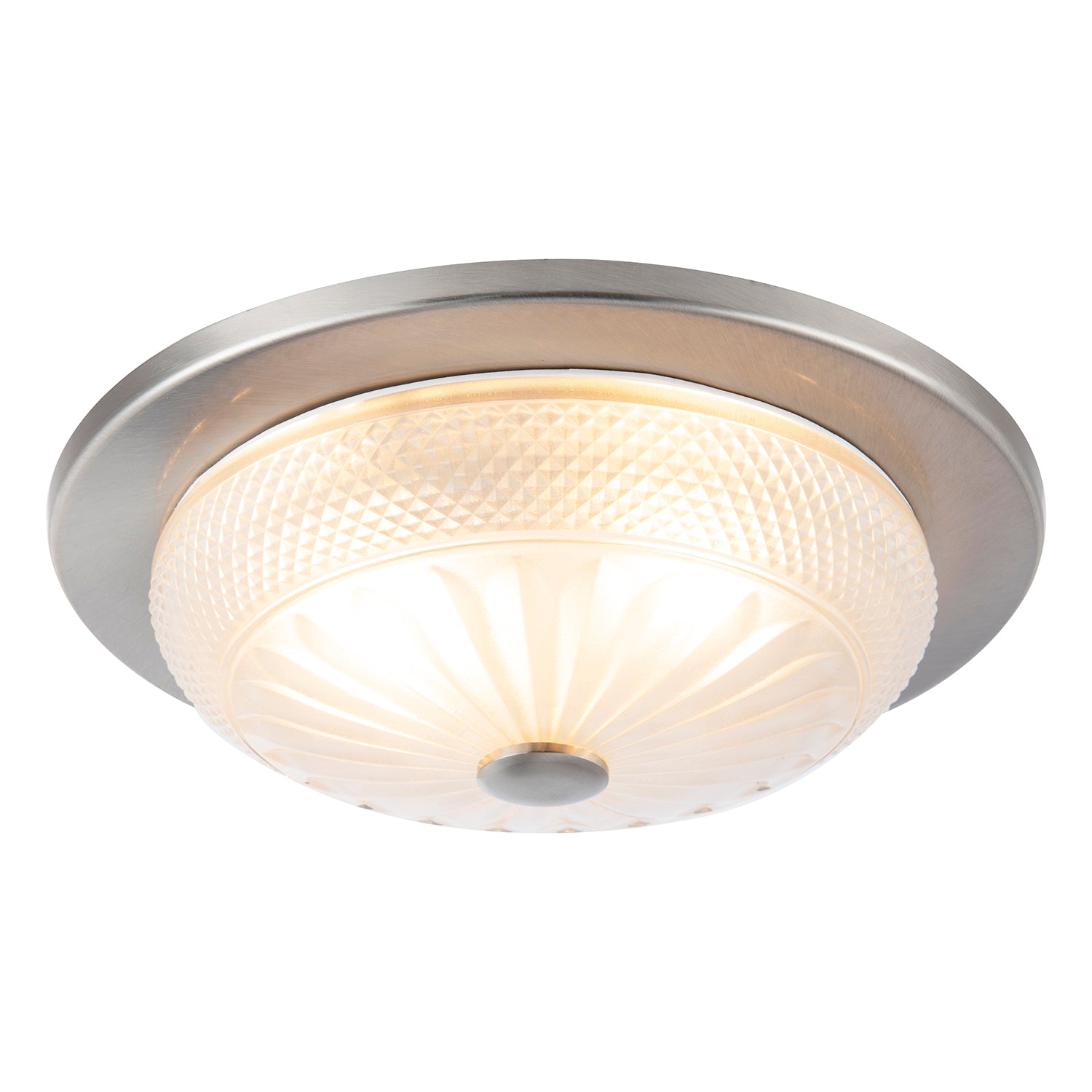 Modern Bathroom Ceiling Light Fitting with Frosted White Moulded Glass Image 2