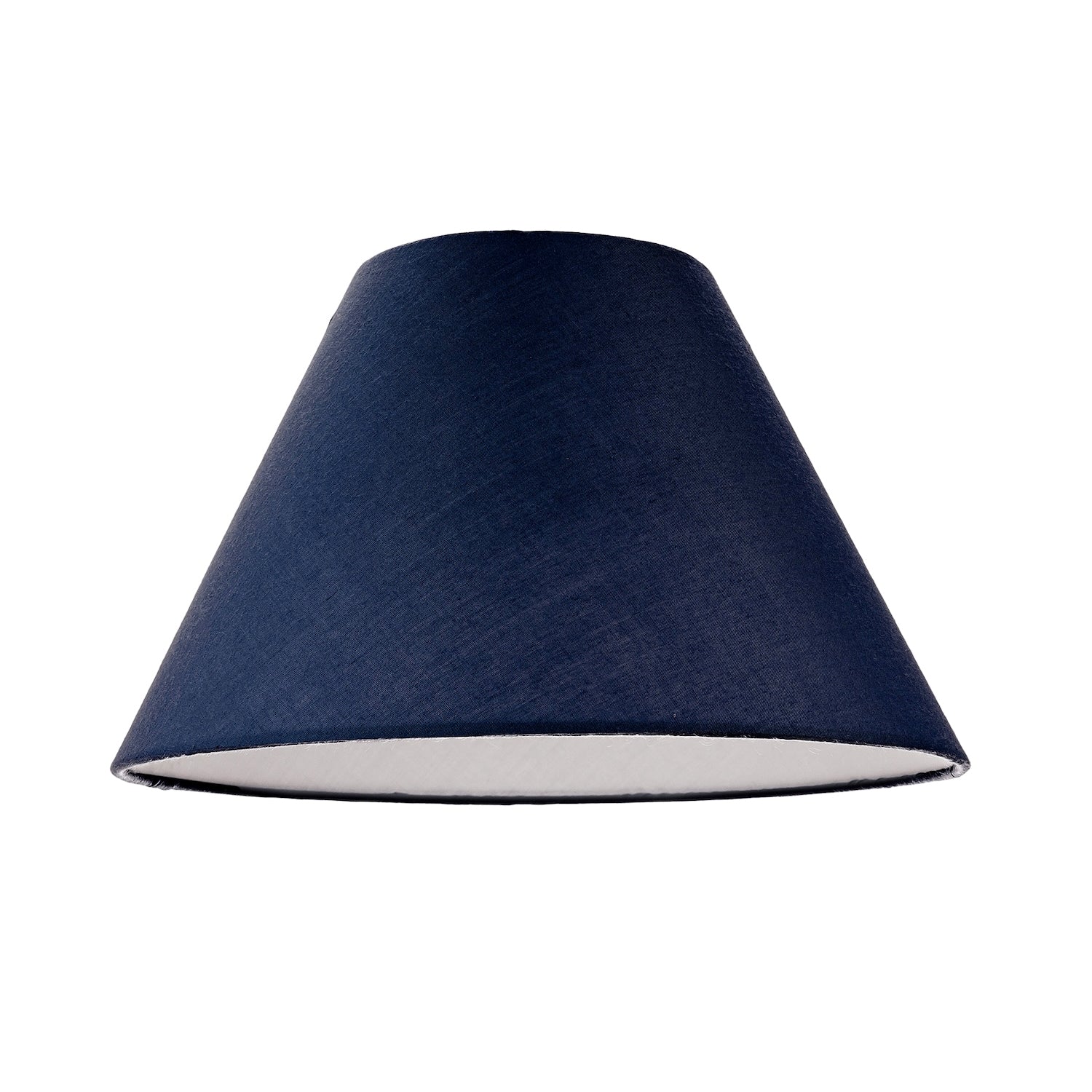 10 Inch Navy Blue Cotton Coolie Lampshade for Table Lamp or Pendant Image 1
