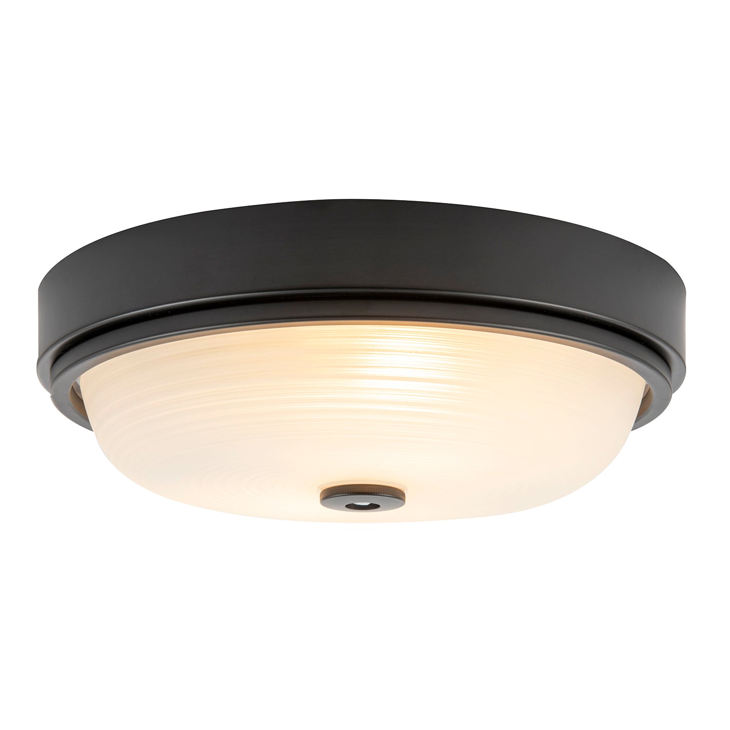 Sensor IP44 Bathroom Ceiling Light in Matte Black with Multi Functions Image 2