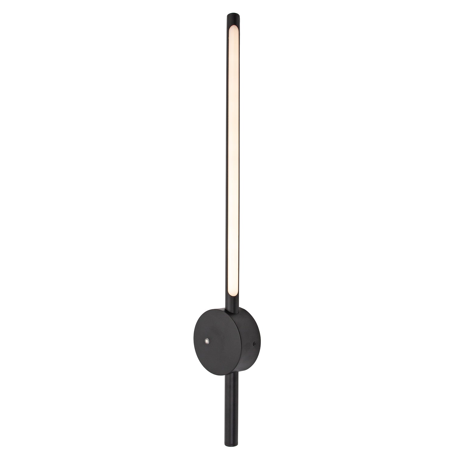 Long Stick Style Black Wireless Rechargeable Touch Dimmable Wall Light Image 1