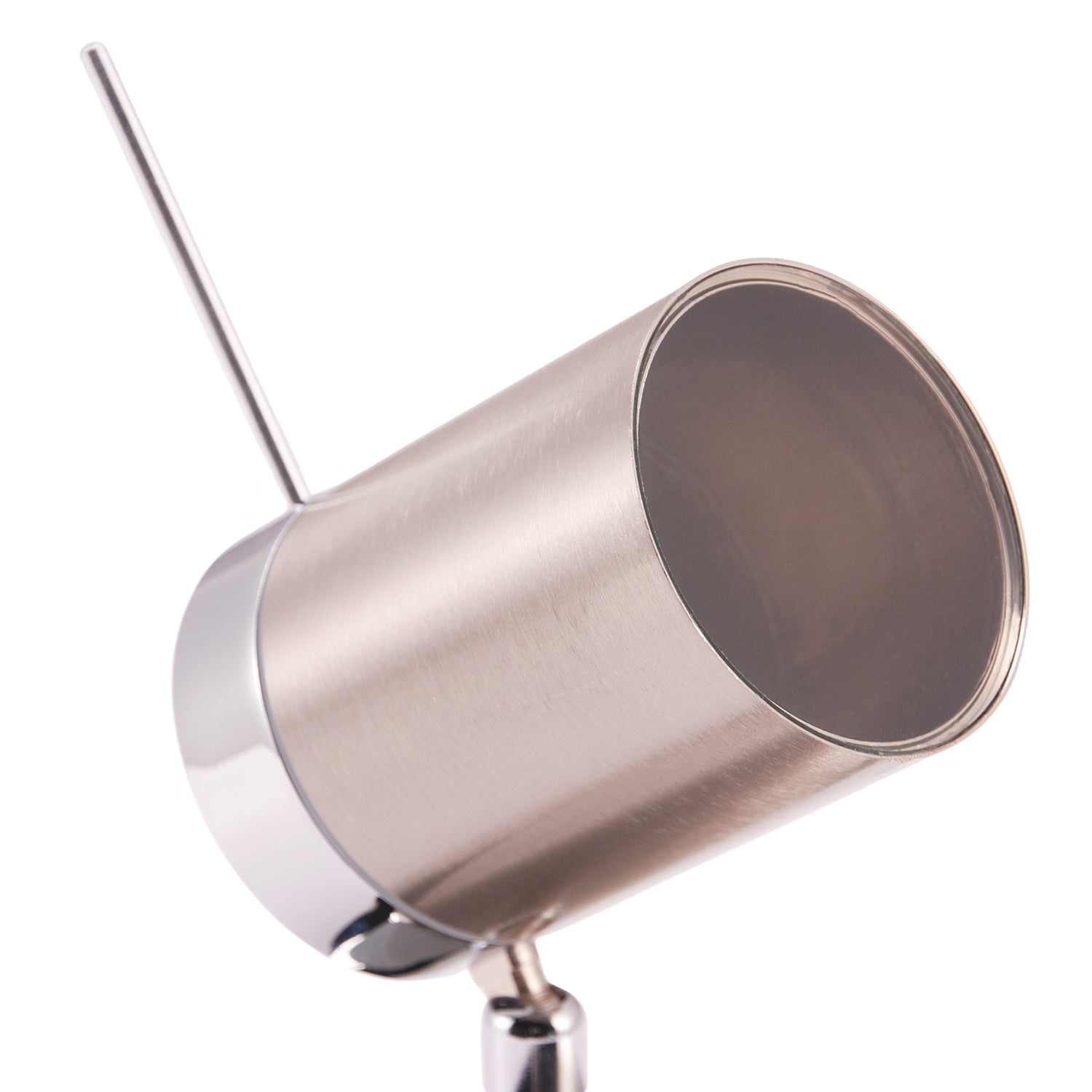 Modern Designer Chrome and Satin Nickel Spot IP44 Bathroom Wall Light Fitting Image 4