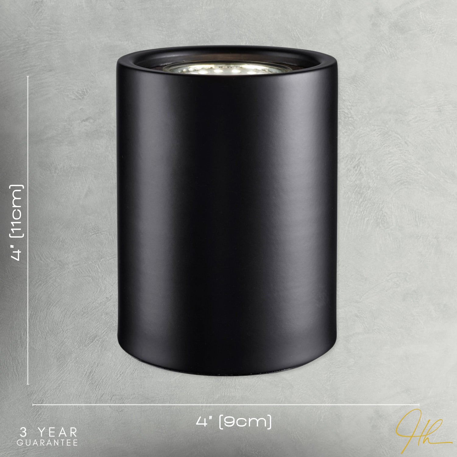 Small and Contemporary Matt Black LED Table/Floor Lamp Uplighter Image 7
