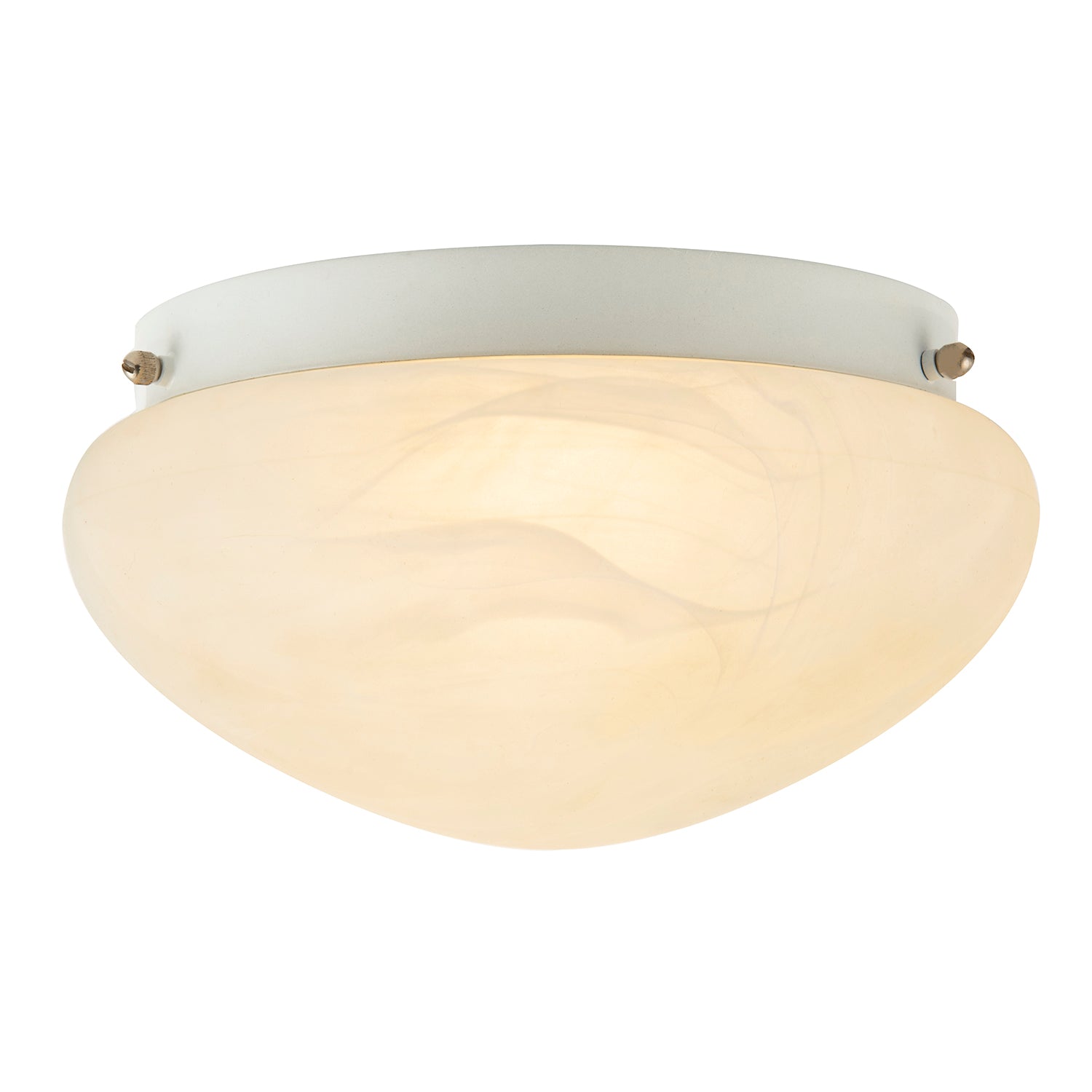 Traditional Alabaster Glass IP44 Bathroom Ceiling Lighting Fixture Image 2