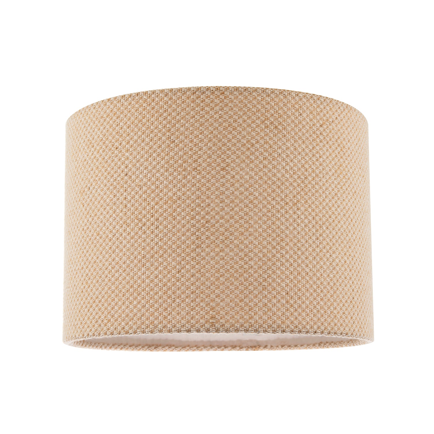 Two Tone Natural Linen Fabric in Taupe with Inner White Cotton Lining Image 1