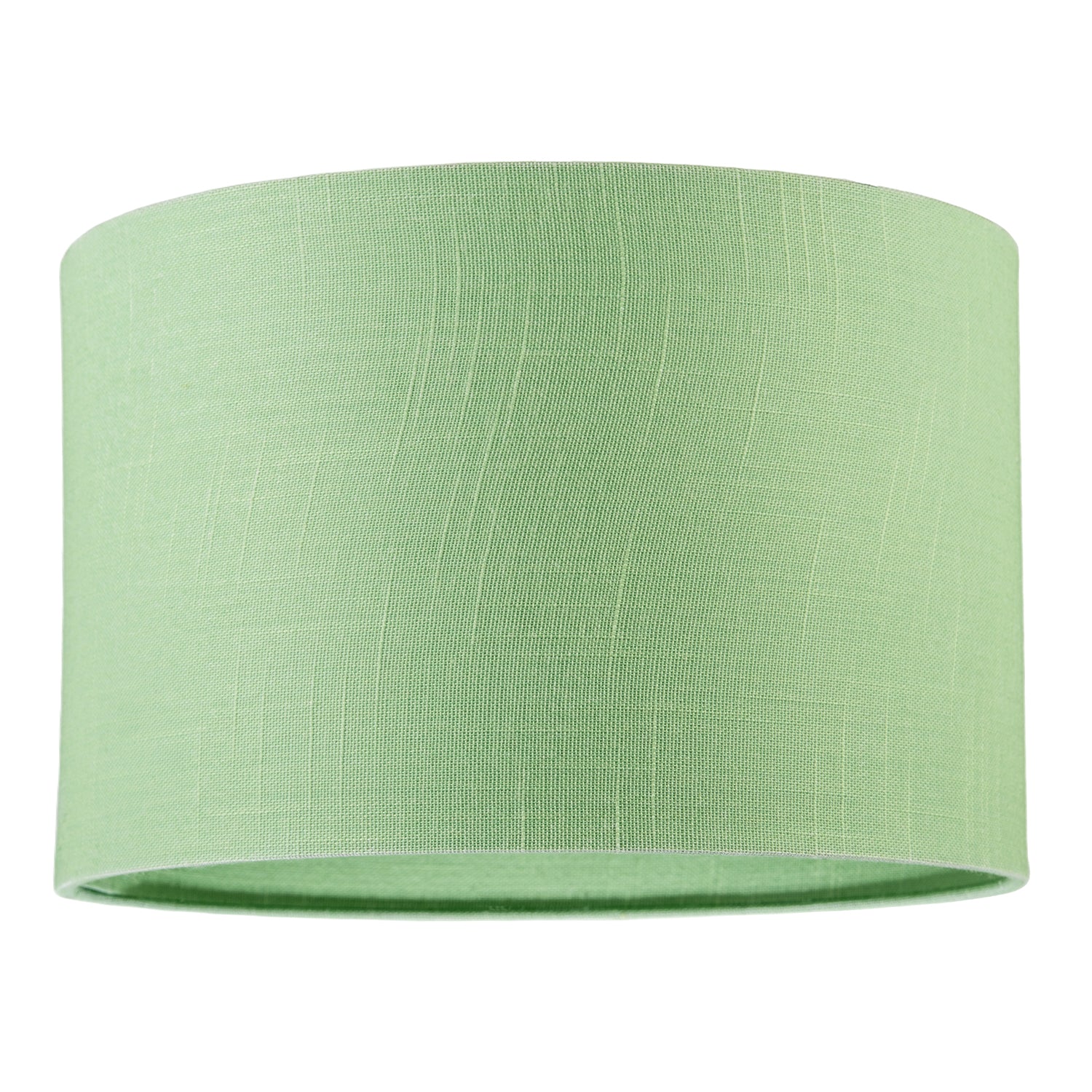 Designer Frosted Lime Green Textured Linen Fabric Circular Lamp Shade Image 1