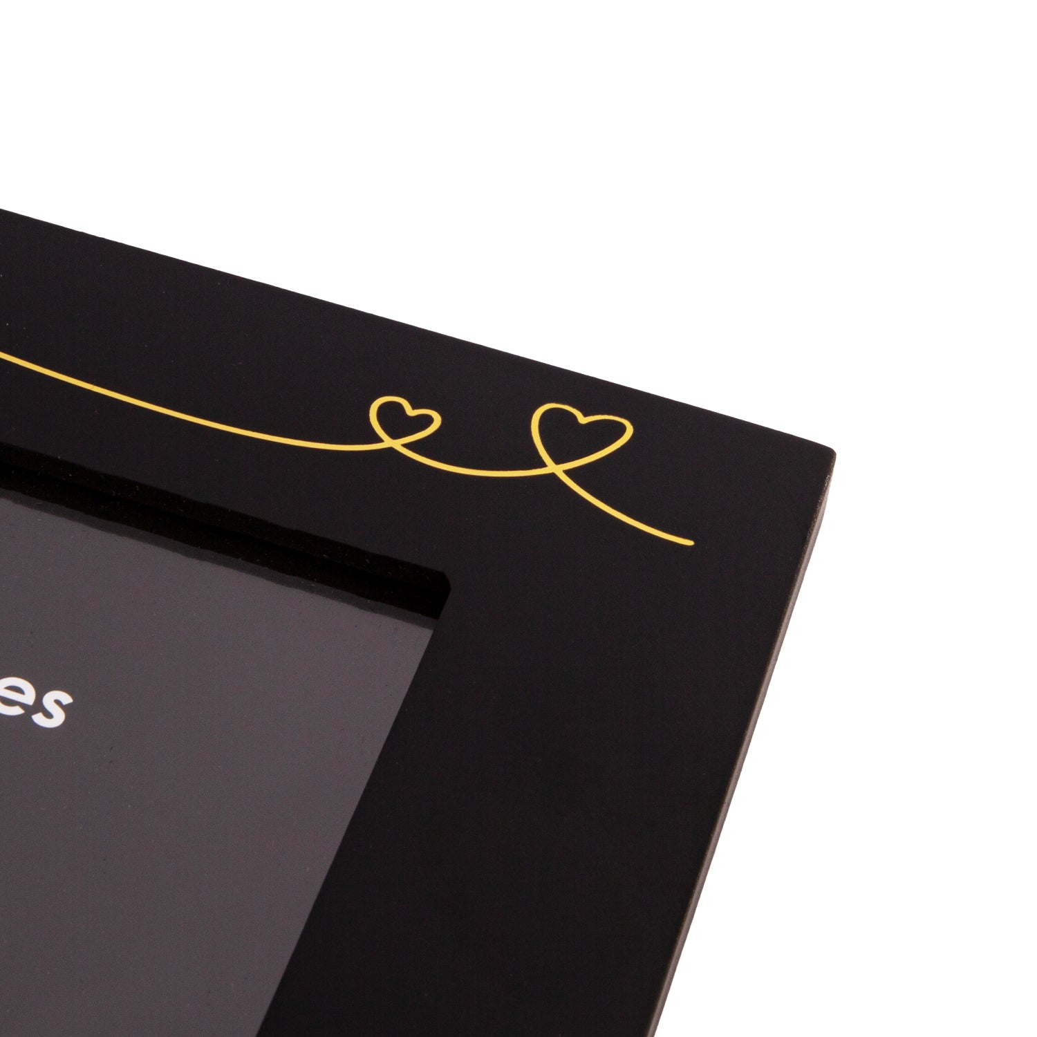 Cute and Modern Granddaughter 4" x 6" Black Picture Frame with Gold Foil Decor Image 8