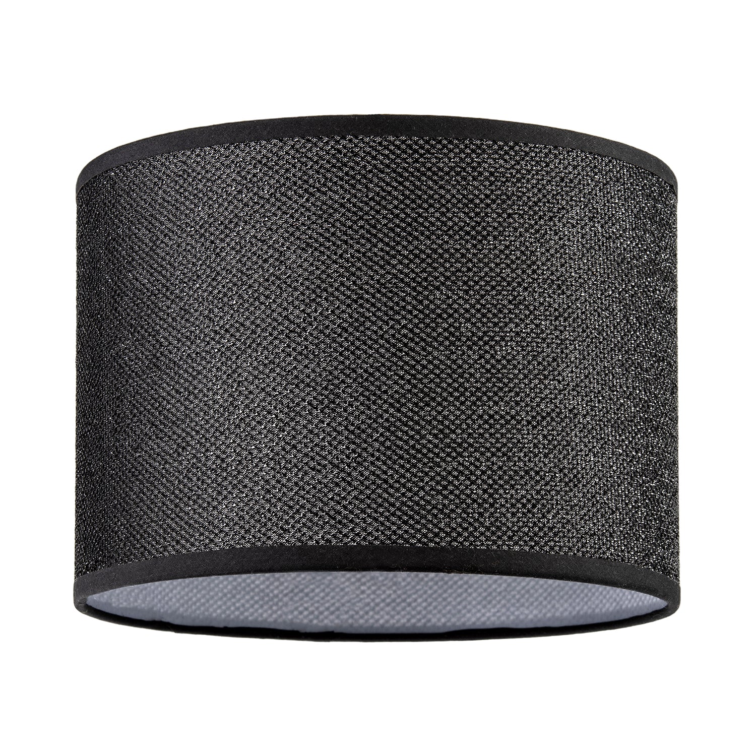 Modern and Designer Mini Diamond Black Glitter Fabric Lamp Shade Image 1