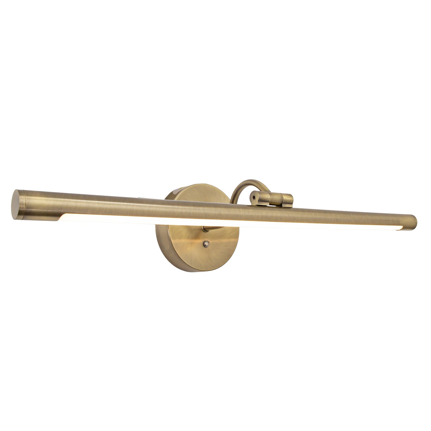 Antique Brass Wireless Rechargeable LED Touch Dimmable Picture Light Image 1