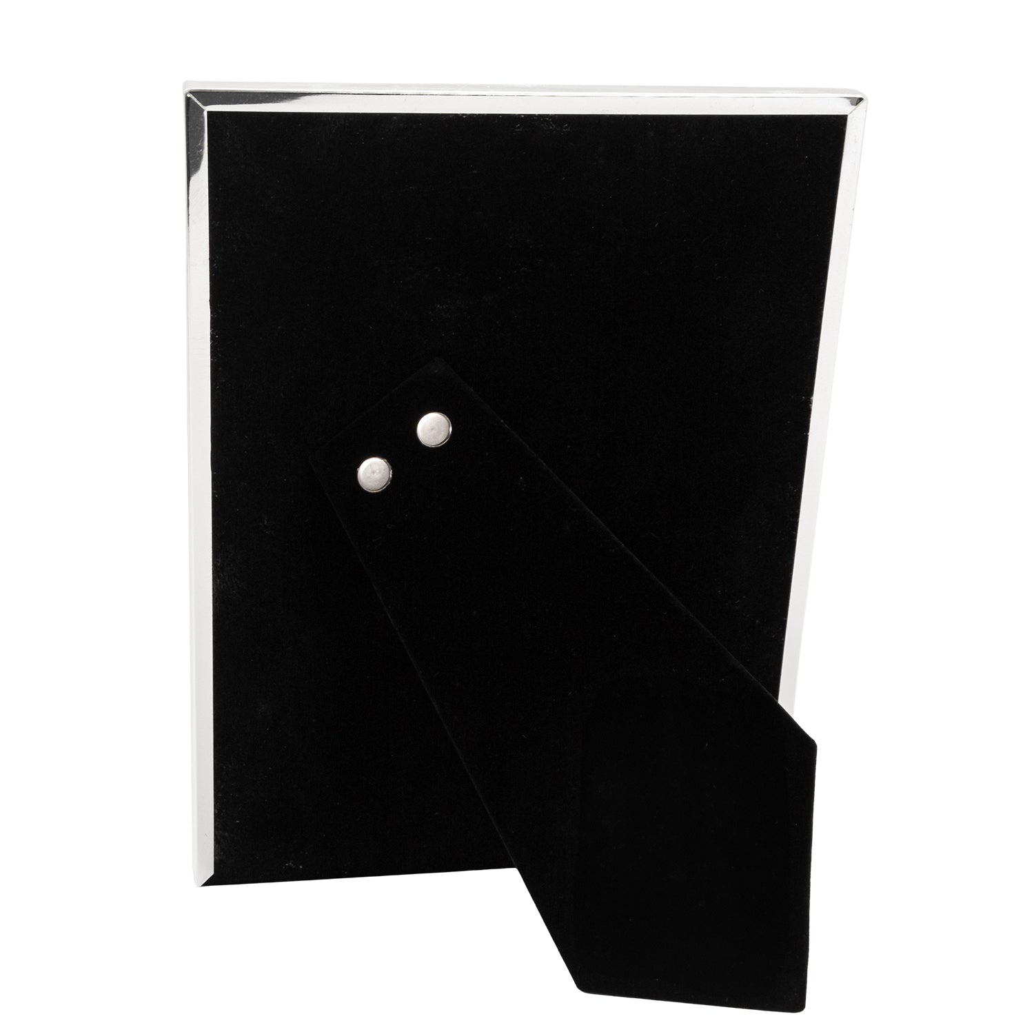 Classic Rectangular Silver Plated Metal 5" x 7" Picture Frame with Floral Border Image 5