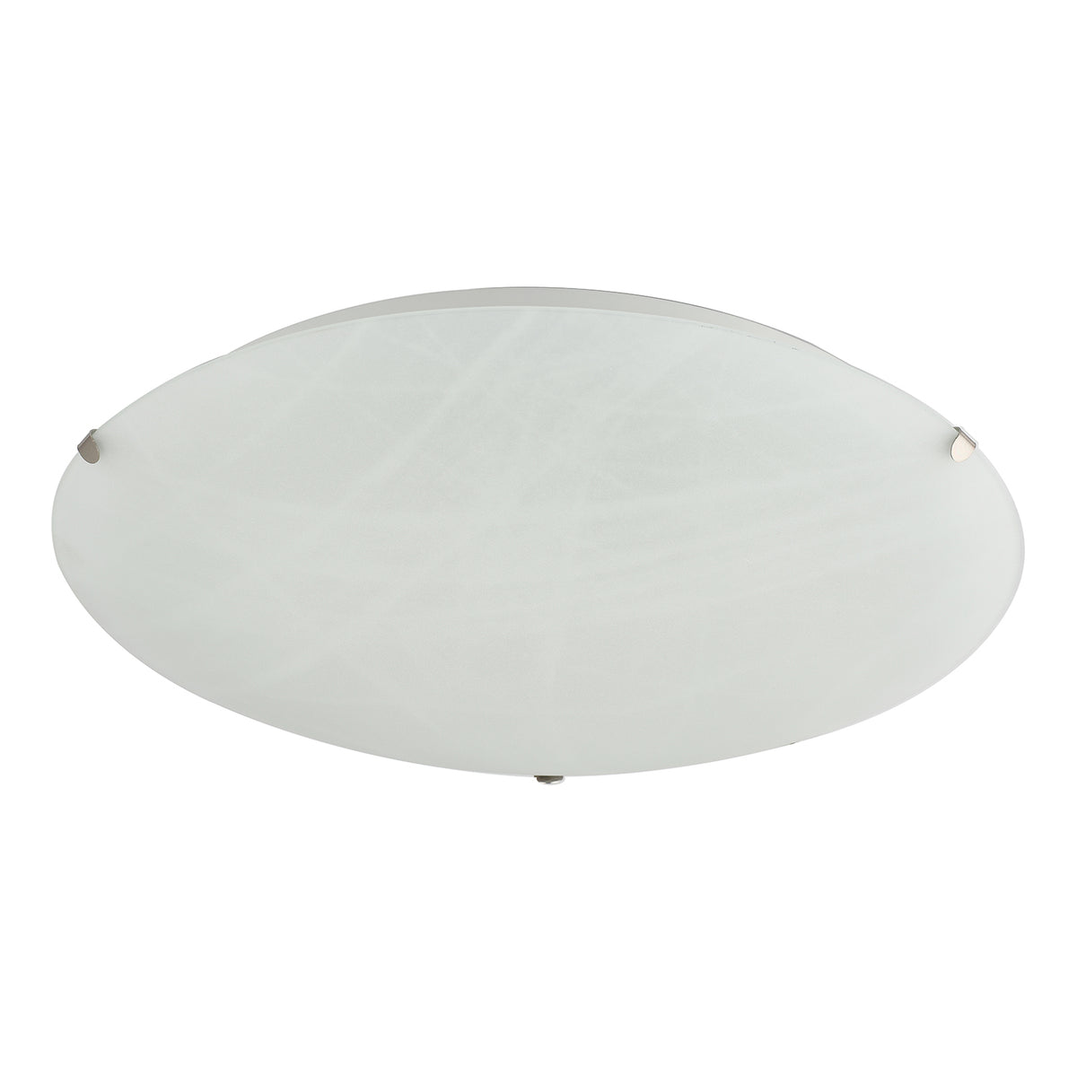 Traditional Alabaster Circular Glass IP20 Flush Ceiling Light Fitting