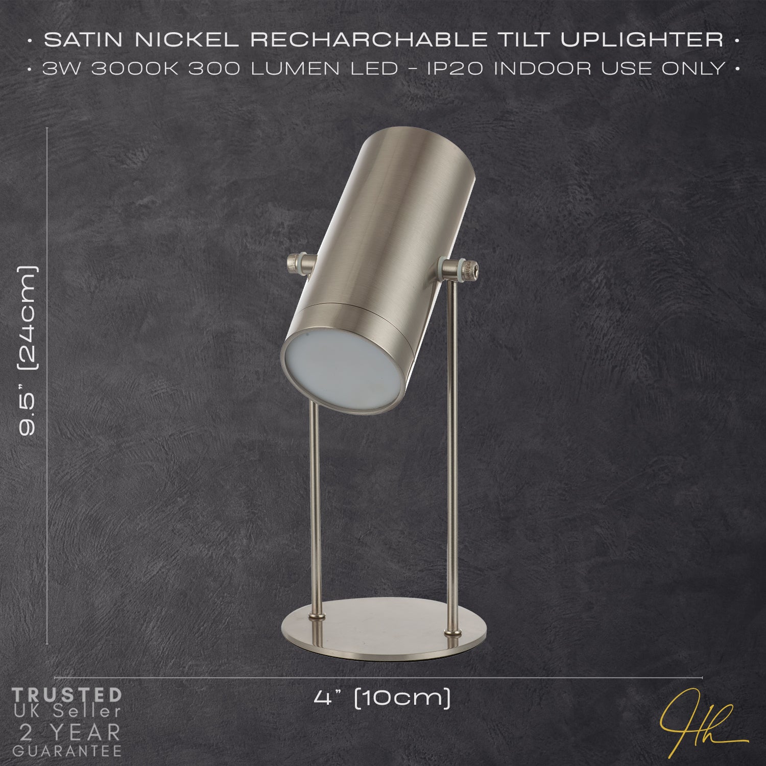 Modern Satin Nickel Adjustable Tiltable Rechargeable LED Table/Desk/Floor Lamp Image 8