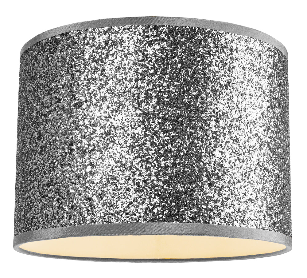 Modern Designer Bright Glitter Fabric Pendant Lamp Shade 30cm Wide