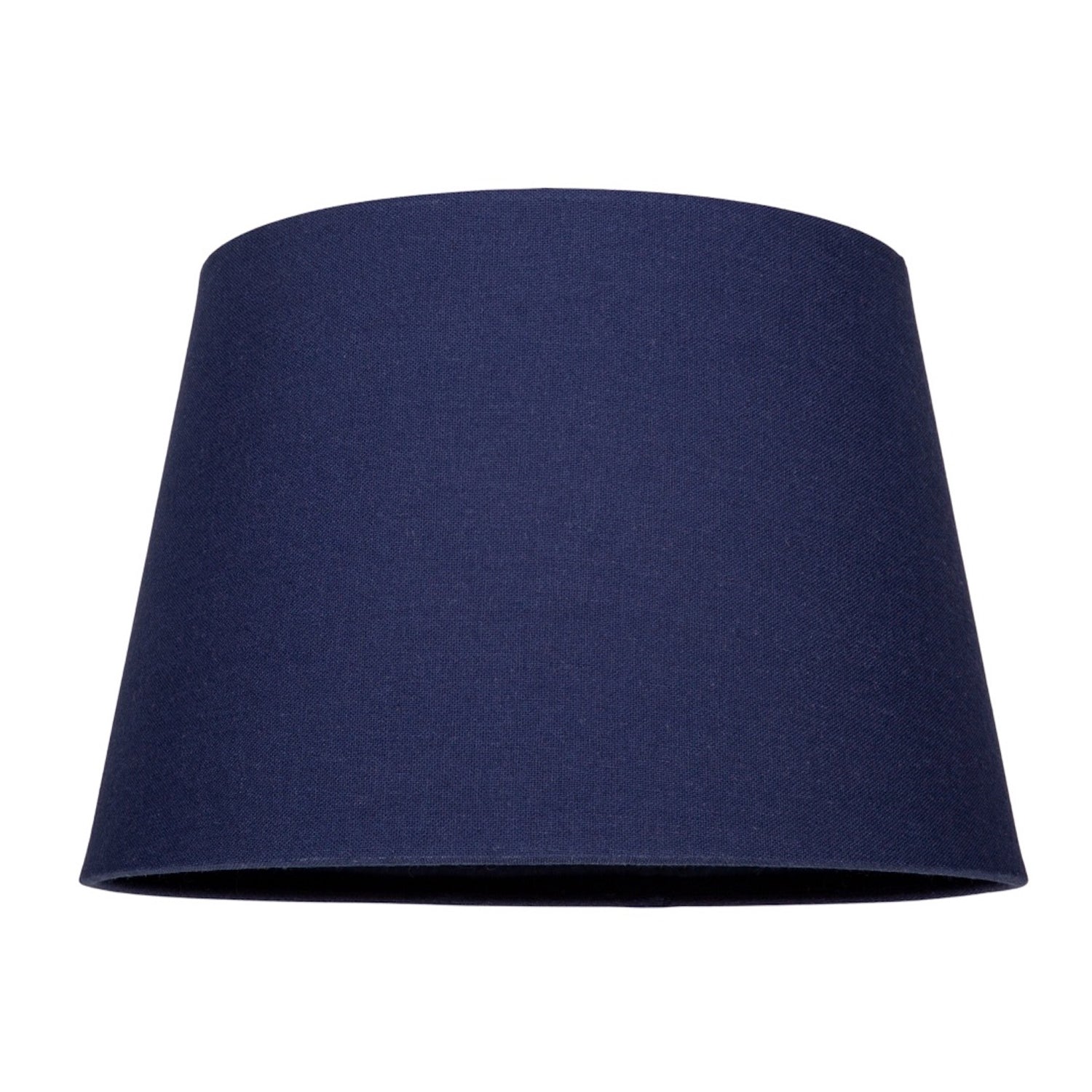 Classic 10 Inch Navy Blue Linen Fabric Drum Table/Pendant Lamp Shade 60w Maximum Image 1