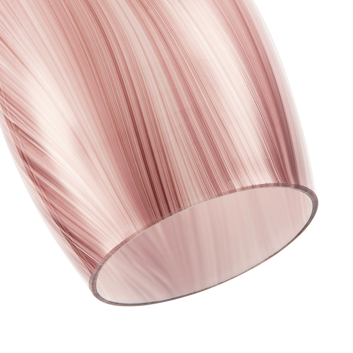 Modern Reddish Brown Marble Stripe Effect Glass Pendant Light Shade Image 5