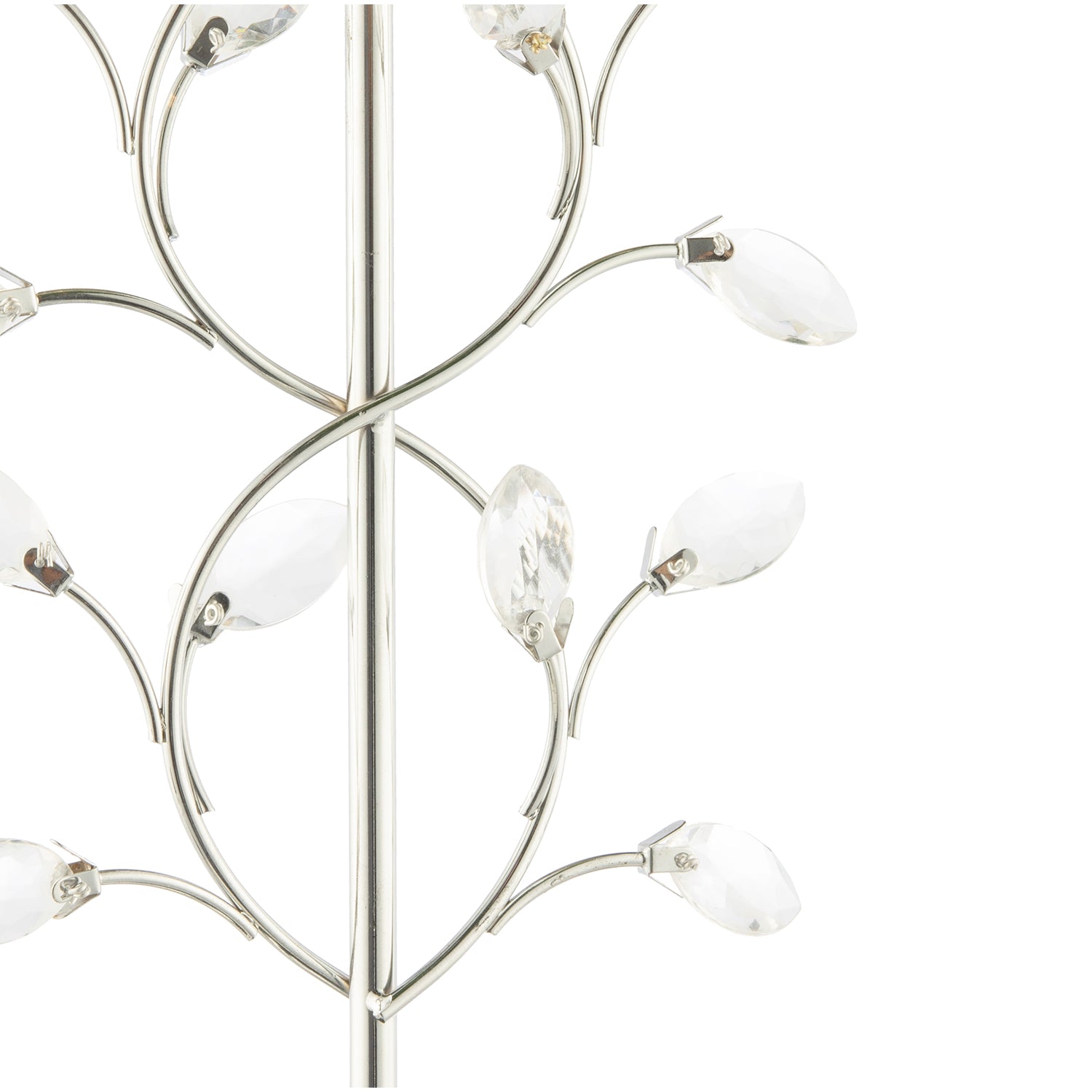 Modern Tree Branch Designed Table Lamp Base in Plated Polished Chrome Image 4