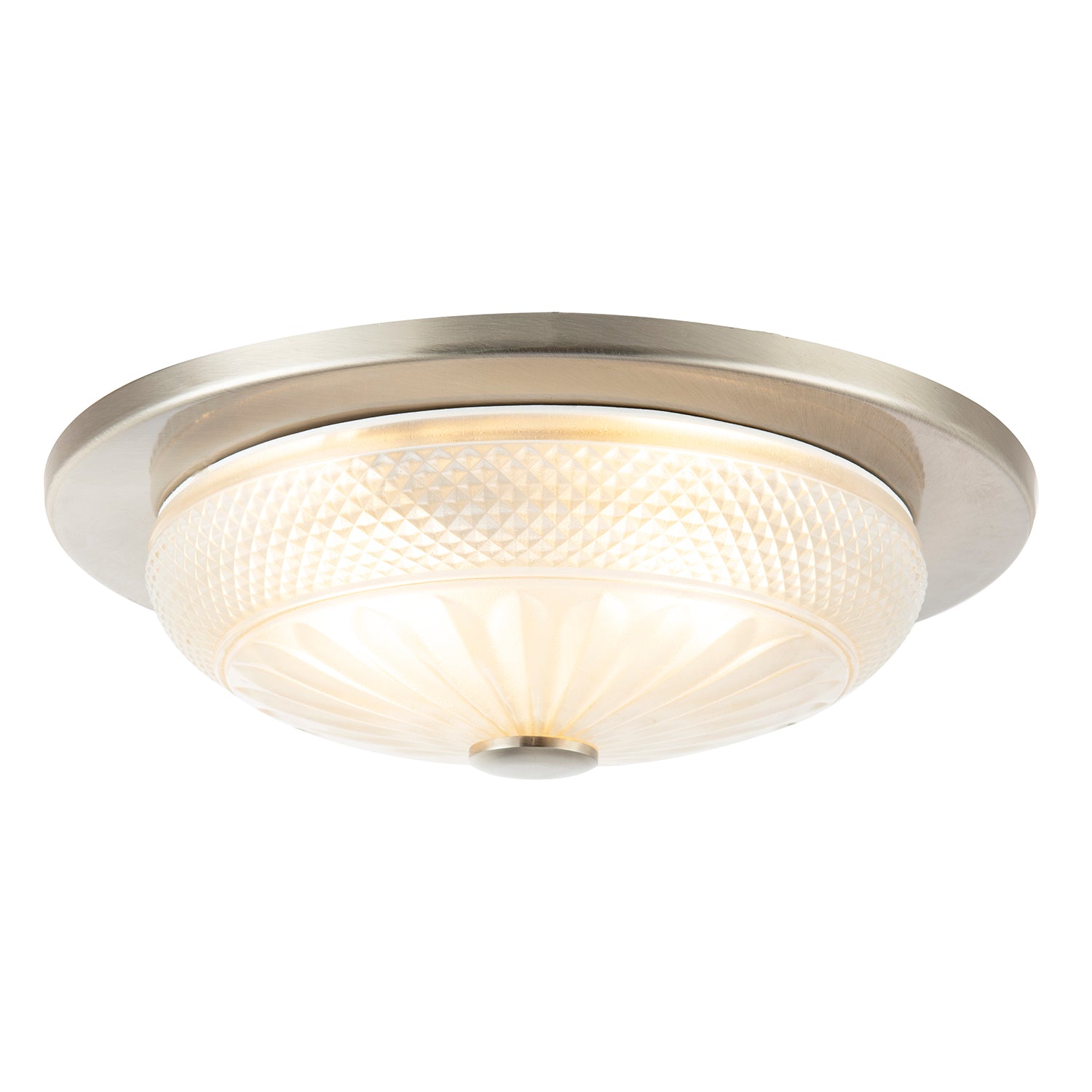 Modern Bathroom Ceiling Light Fitting with Frosted White Moulded Glass Image 4