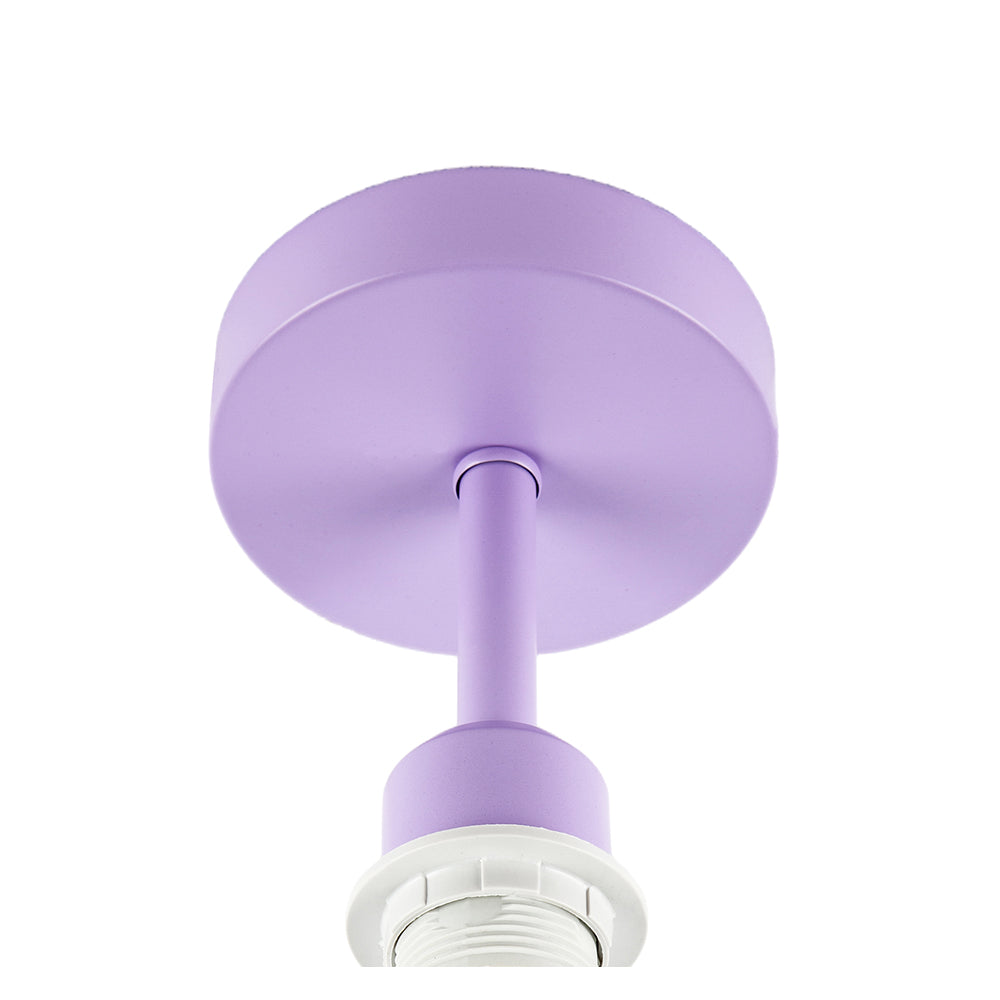 Traditional Lavender Lilac Ceiling Light Fitting to Hold Lamp Shades Image 5