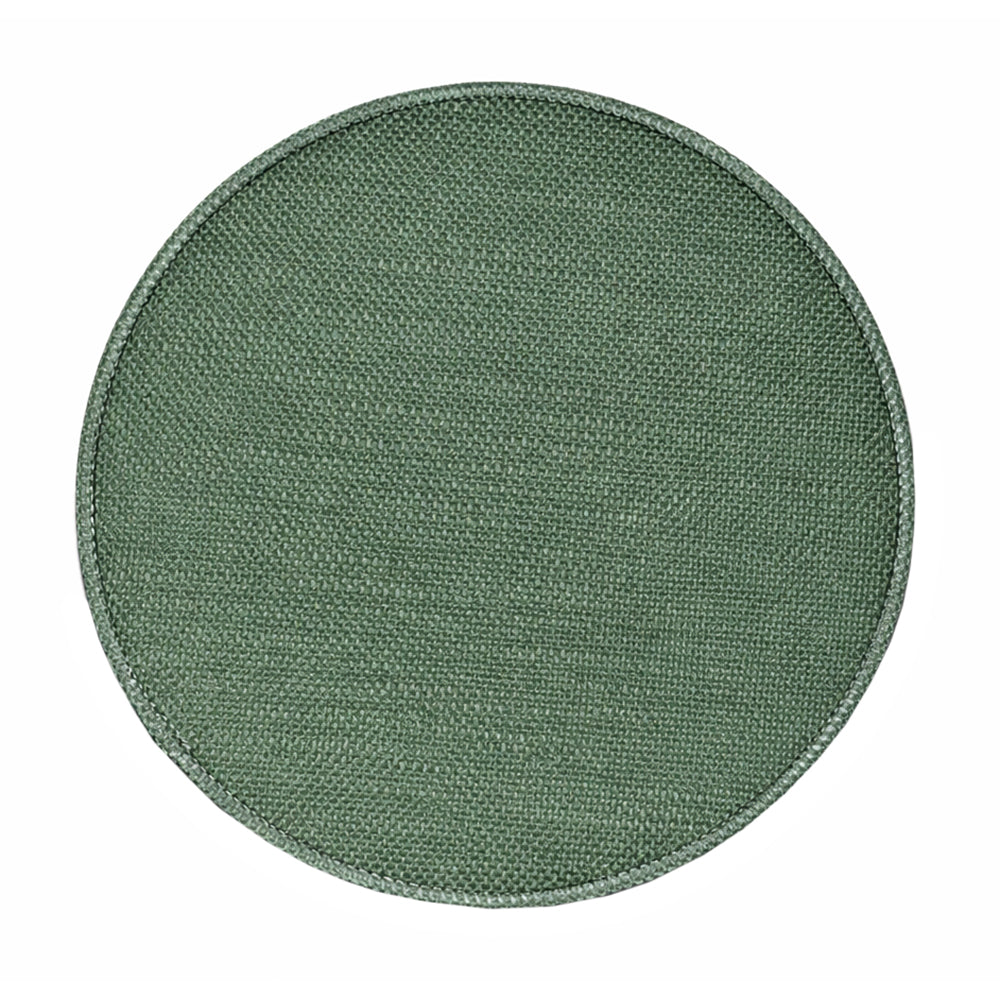 Vineyard Green Textured Linen Pendant Lighting Shade with Diffuser Image 5