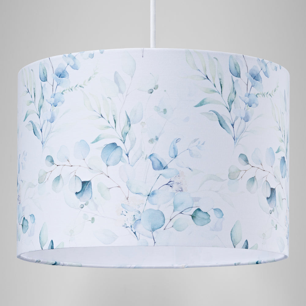 Contemporary and Elegant Floral Watercolour Lampshade with Soft Pastel Tones Image 7