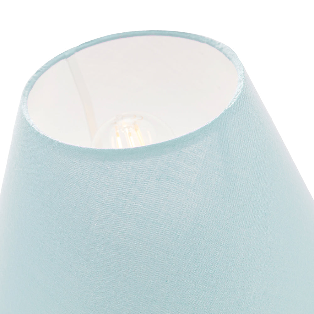 Traditional 12" Duck Egg Coolie Lampshade Suitable for Table Lamp or Pendant Image 4