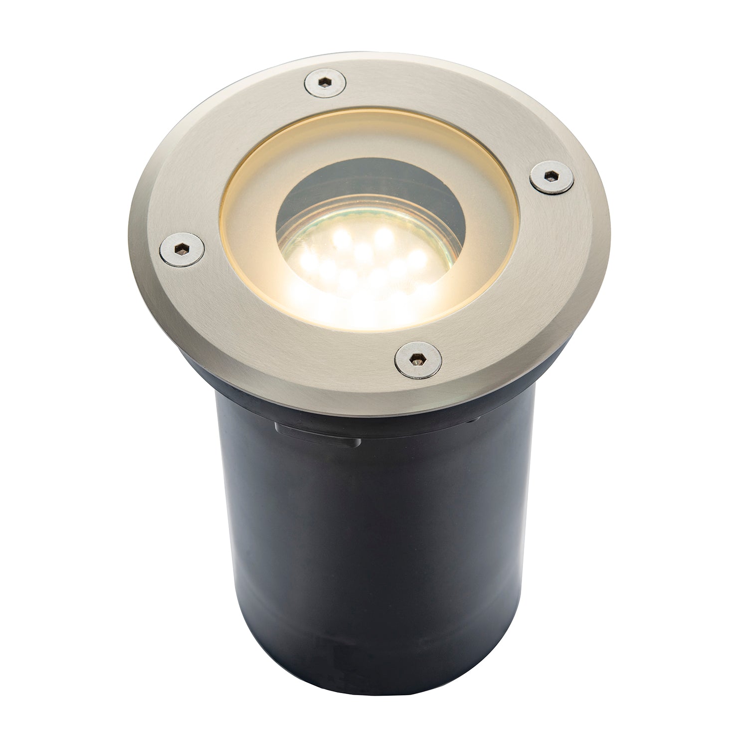 Outdoor IP67 Recessed Ground Light in Stainless Steel with Tempered Glass Image 1