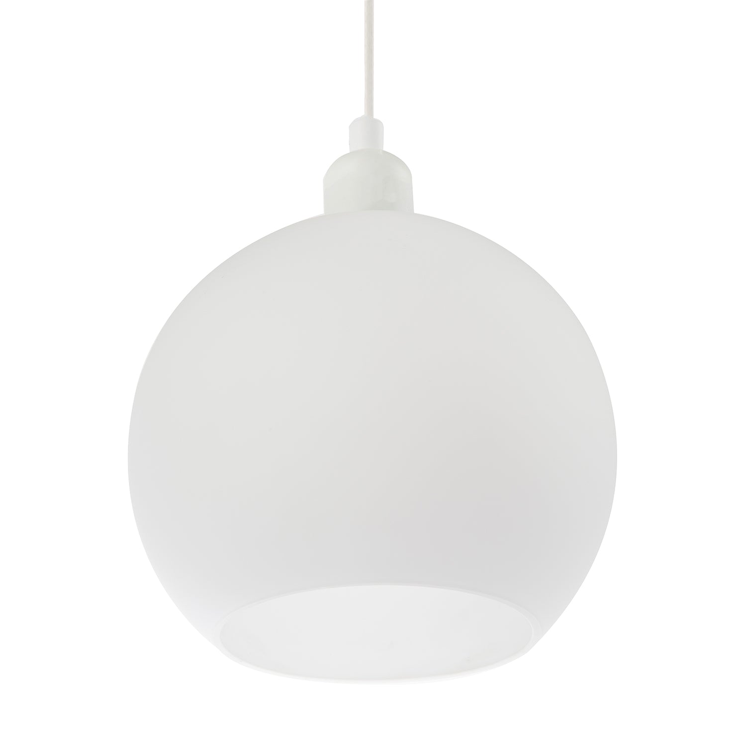 Simple and Classic Opal White 20cm Glass Ball Pendant Lighting Shade Image 5