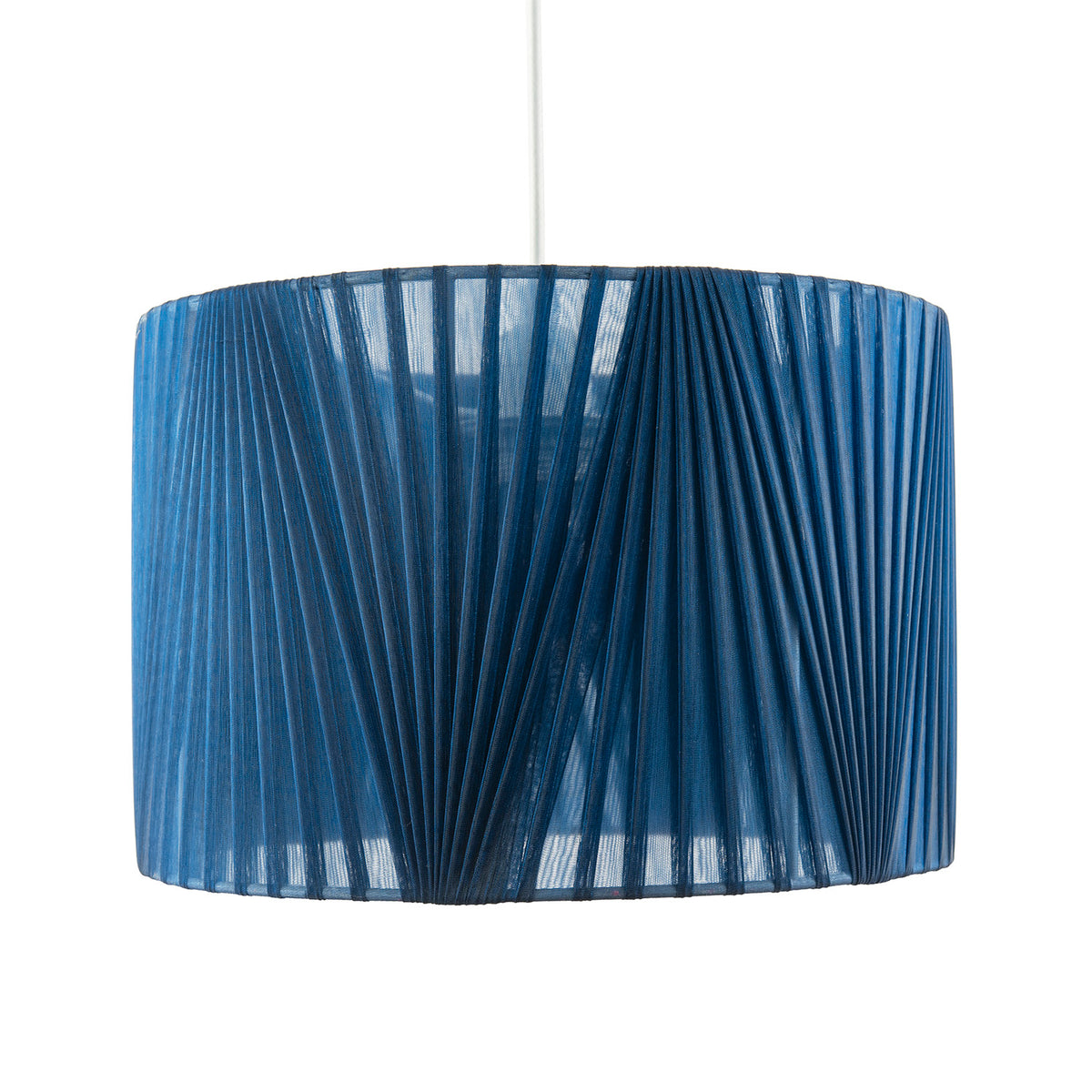 Modern Midnight Voile Fabric Organza Tapered Pendant Lamp Shade