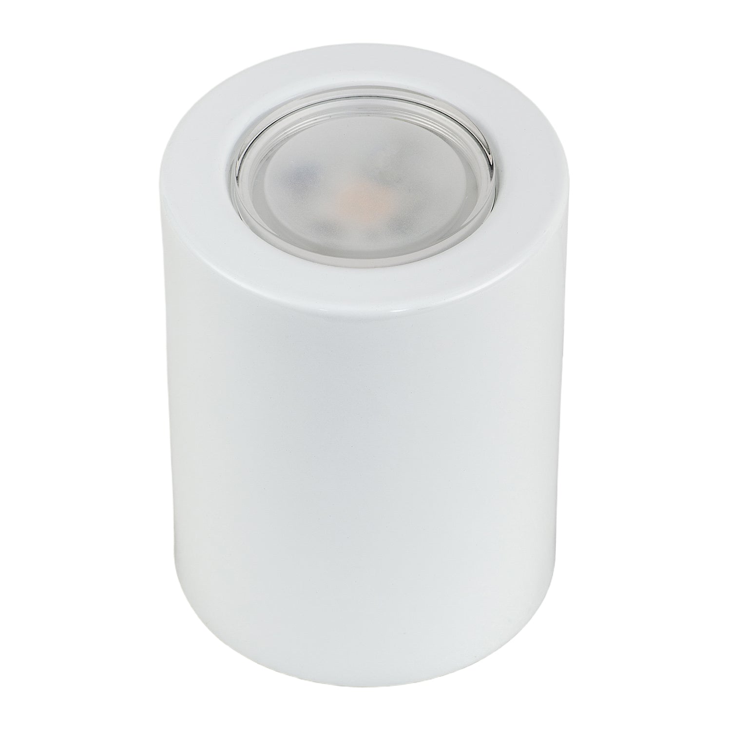 Cylindrical White LED Uplighter with Minimalist Architectural Design Image 8