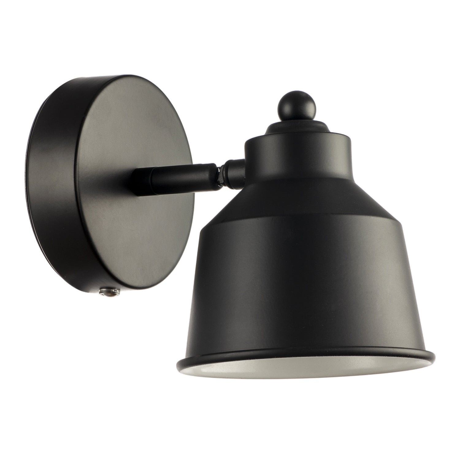 Modern Matte Black Wireless Rechargeable Dimmable Spot Wall Light Image 5