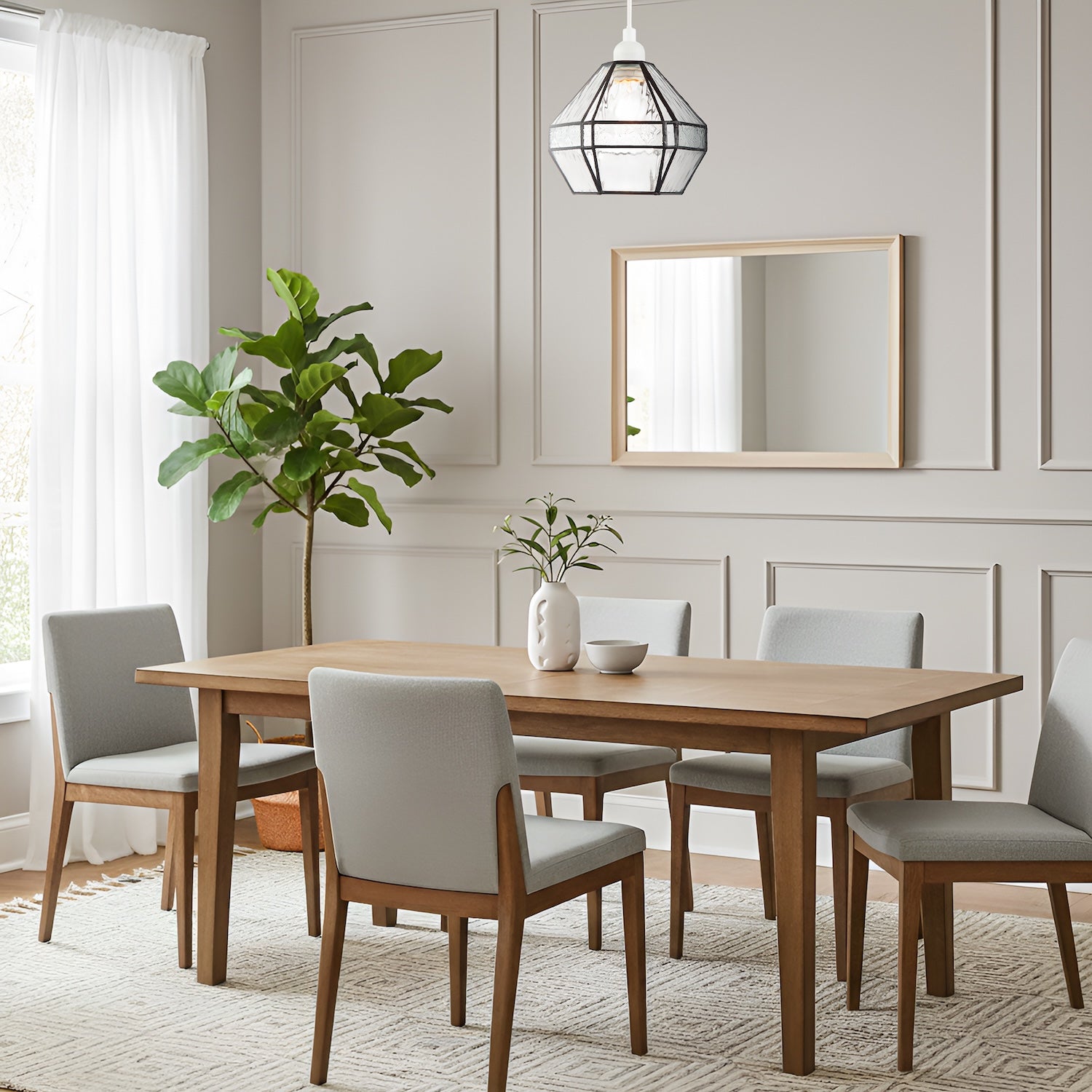 Vintage Classic Bronze Pendant Shade with Moroccan and Water Glass Image 6