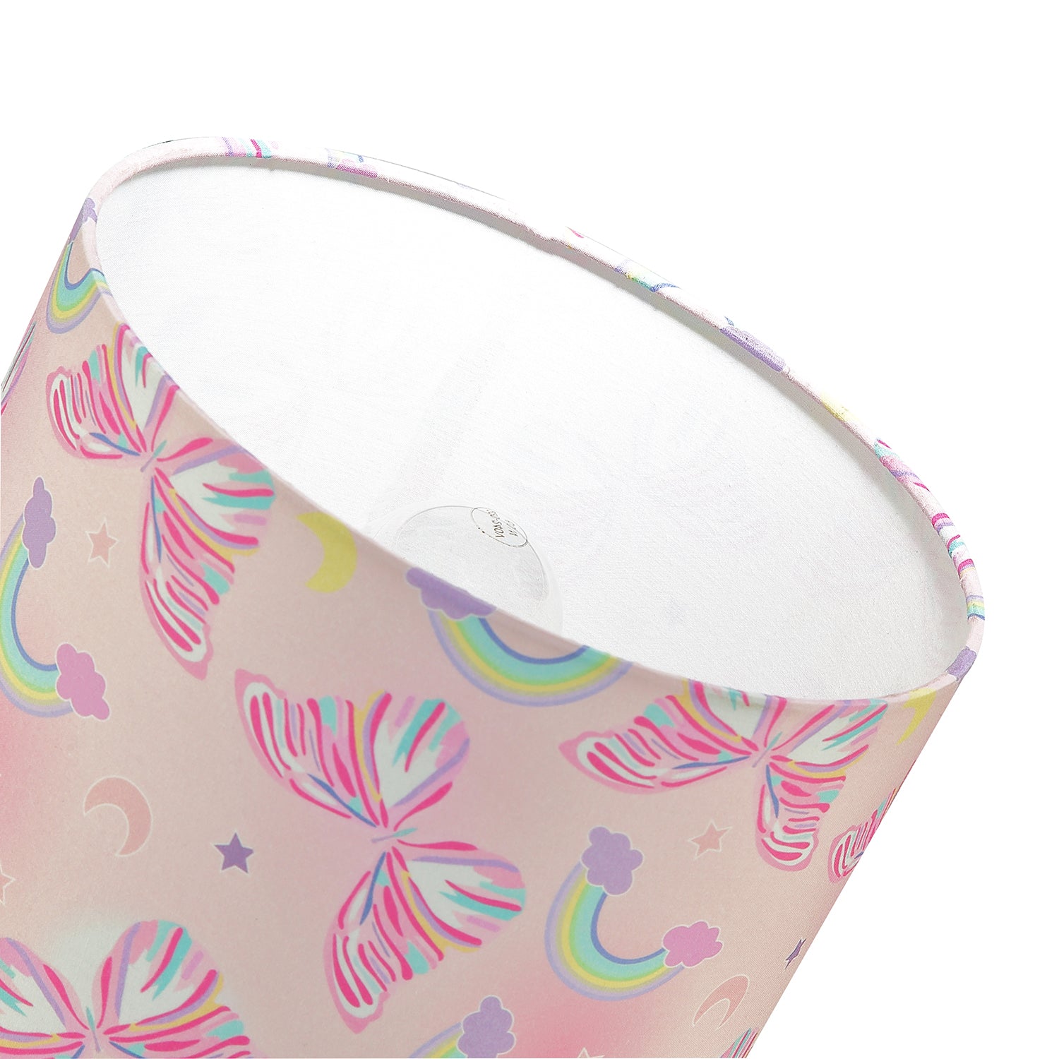 Feminine and Cute Pink Shade with Colourful Butterflies and Rainbows Image 4