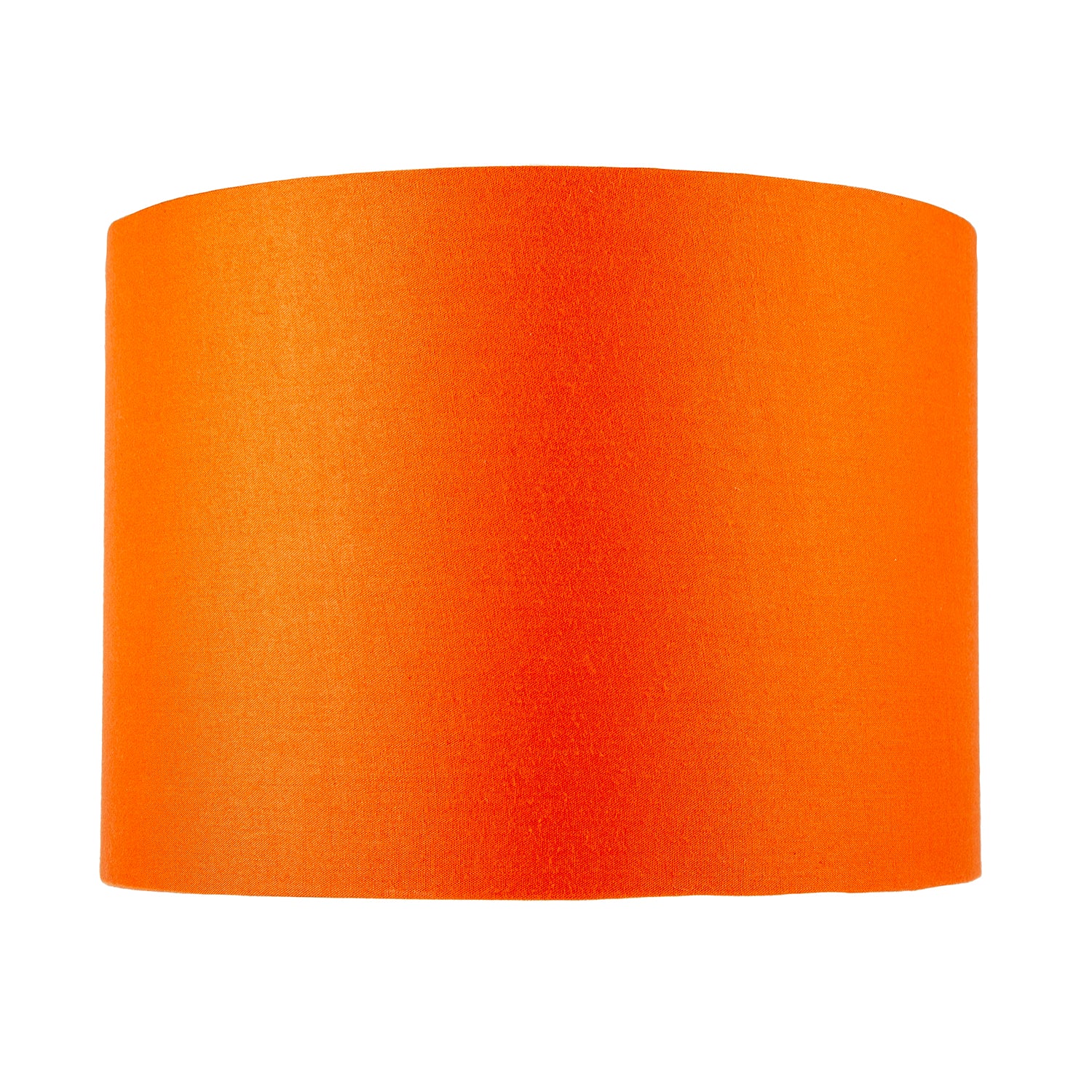 Contemporary Vivid Orange Cotton 12" Table Base or Pendant Lamp Shade Image 5