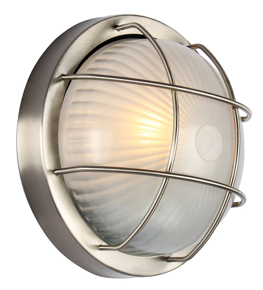 Stainless Steel Aluminium Outdoor Bulkhead Wall/Ceiling Light Image 1