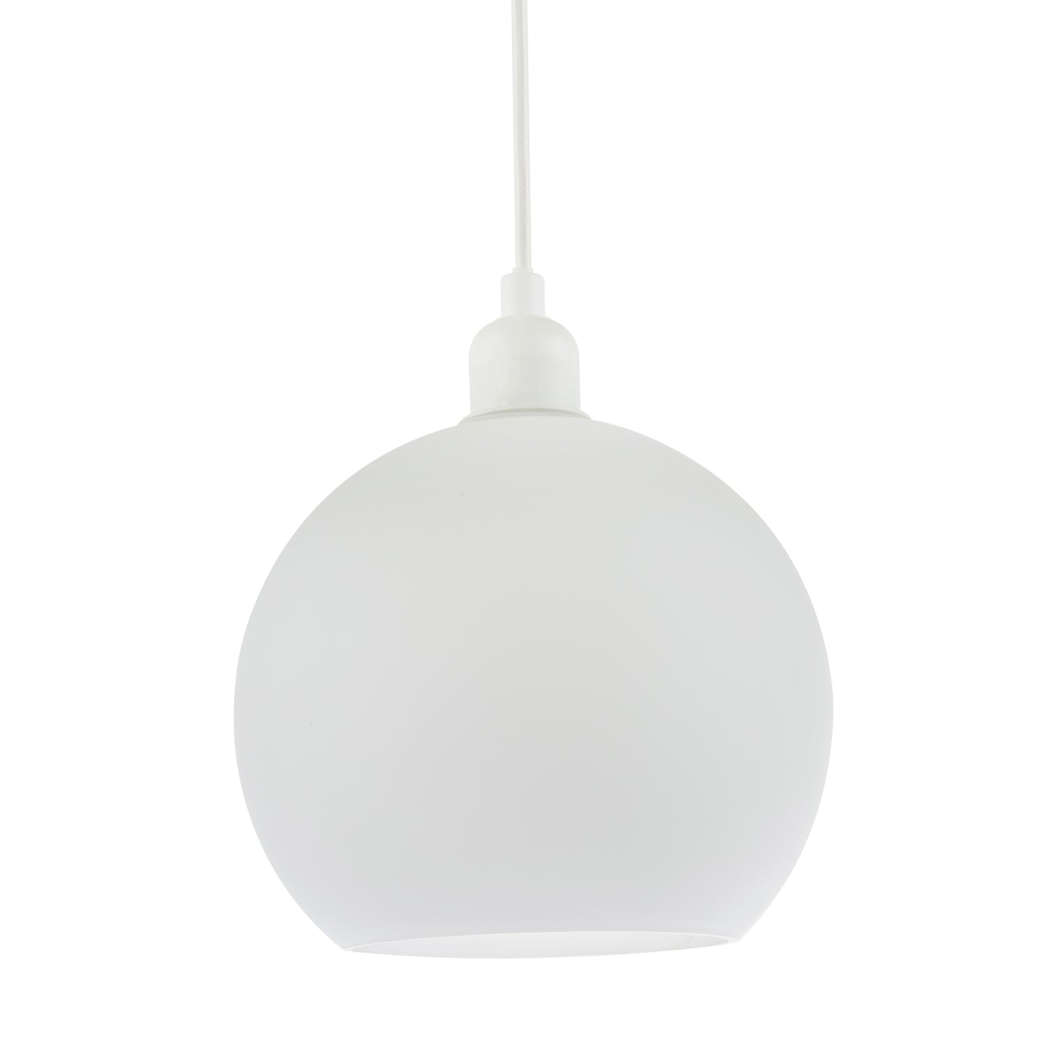 Simple and Classic Opal White 20cm Glass Ball Pendant Lighting Shade Image 2