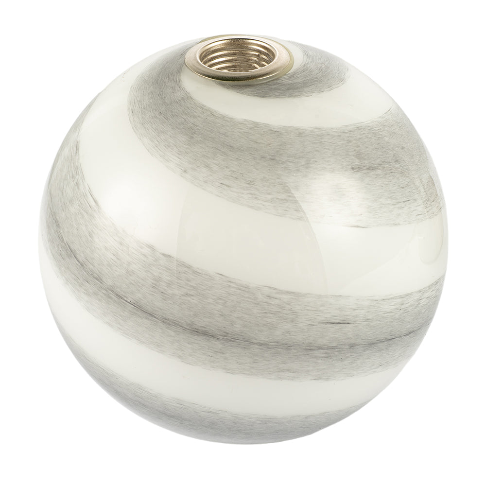 Stylish Pair of Grey Marble Swirl Glass Shades for G9 Lamp Holders Image 4