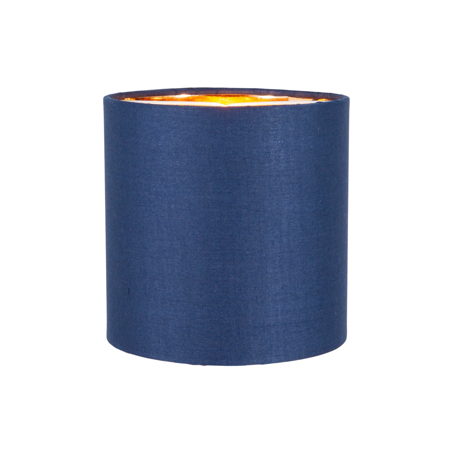 Contemporary Midnight Blue 6" Clip-On Candle Lamp Shade with Copper Inner Lining Image 2