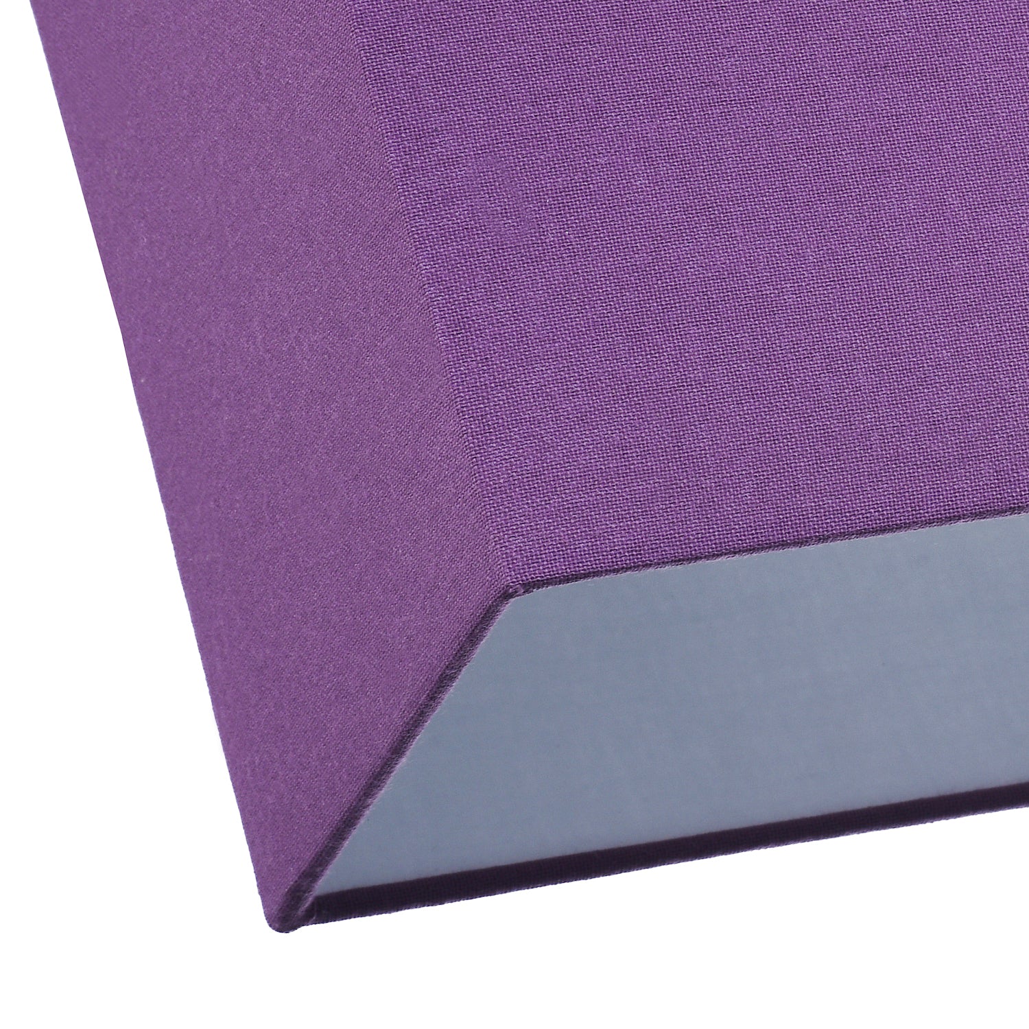 Contemporary and Stylish Vivid Purple Linen Fabric Rectangular Lamp Shade Image 5